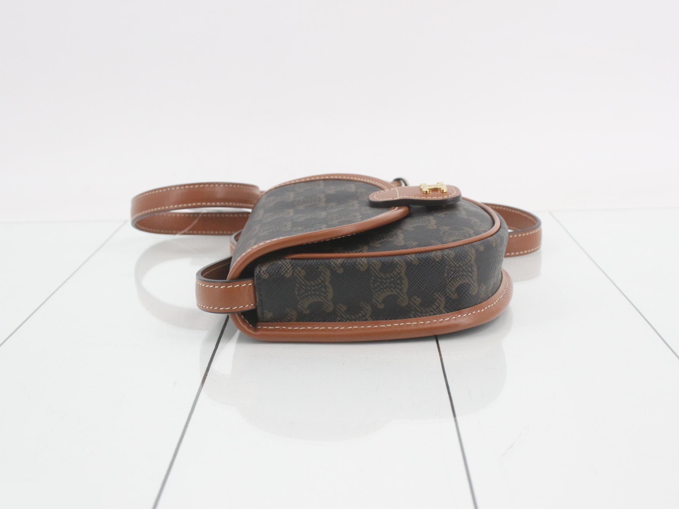 Triomphe Canvas Shoulder Bag — view 4