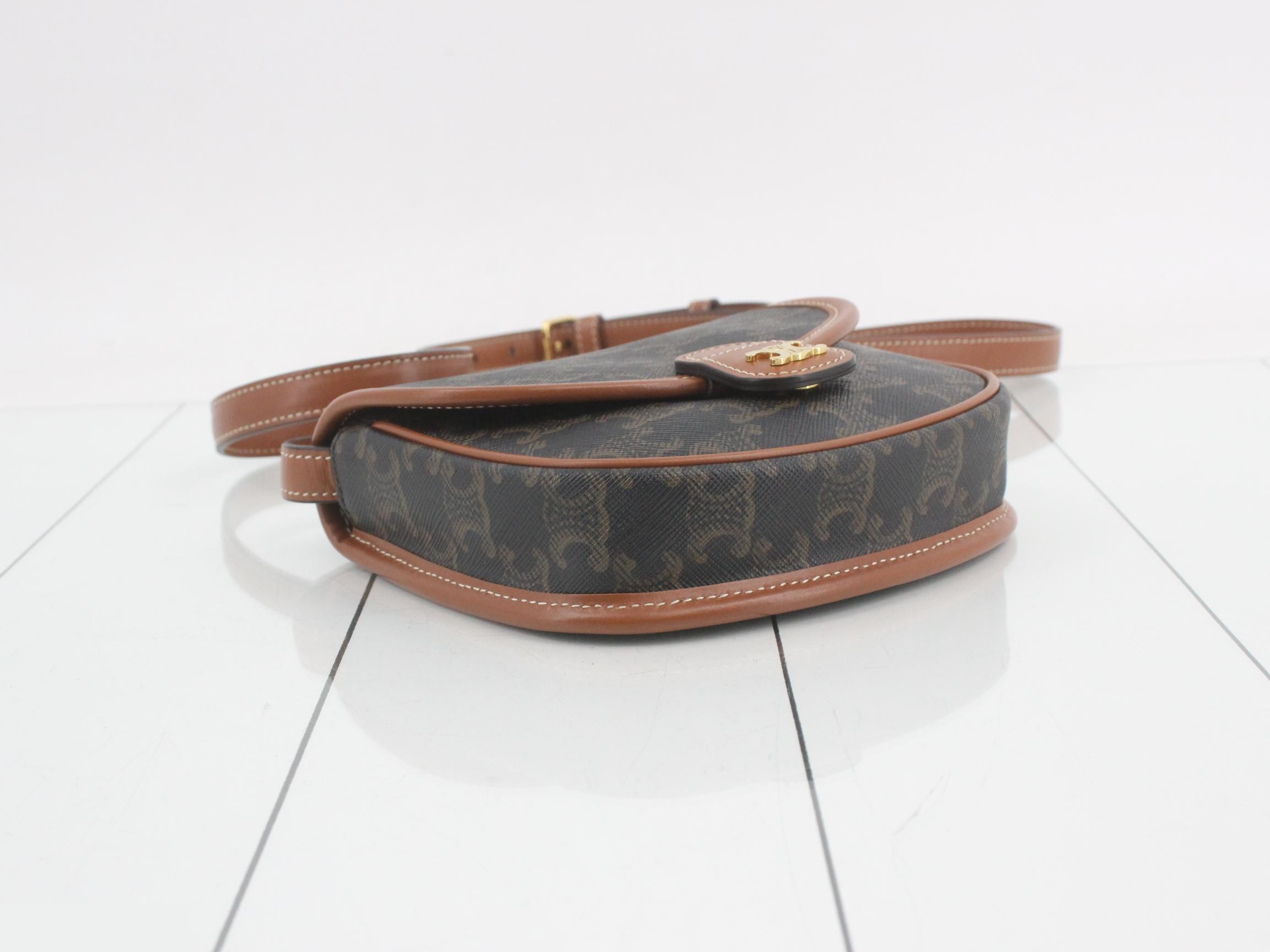 Triomphe Canvas Shoulder Bag — view 5