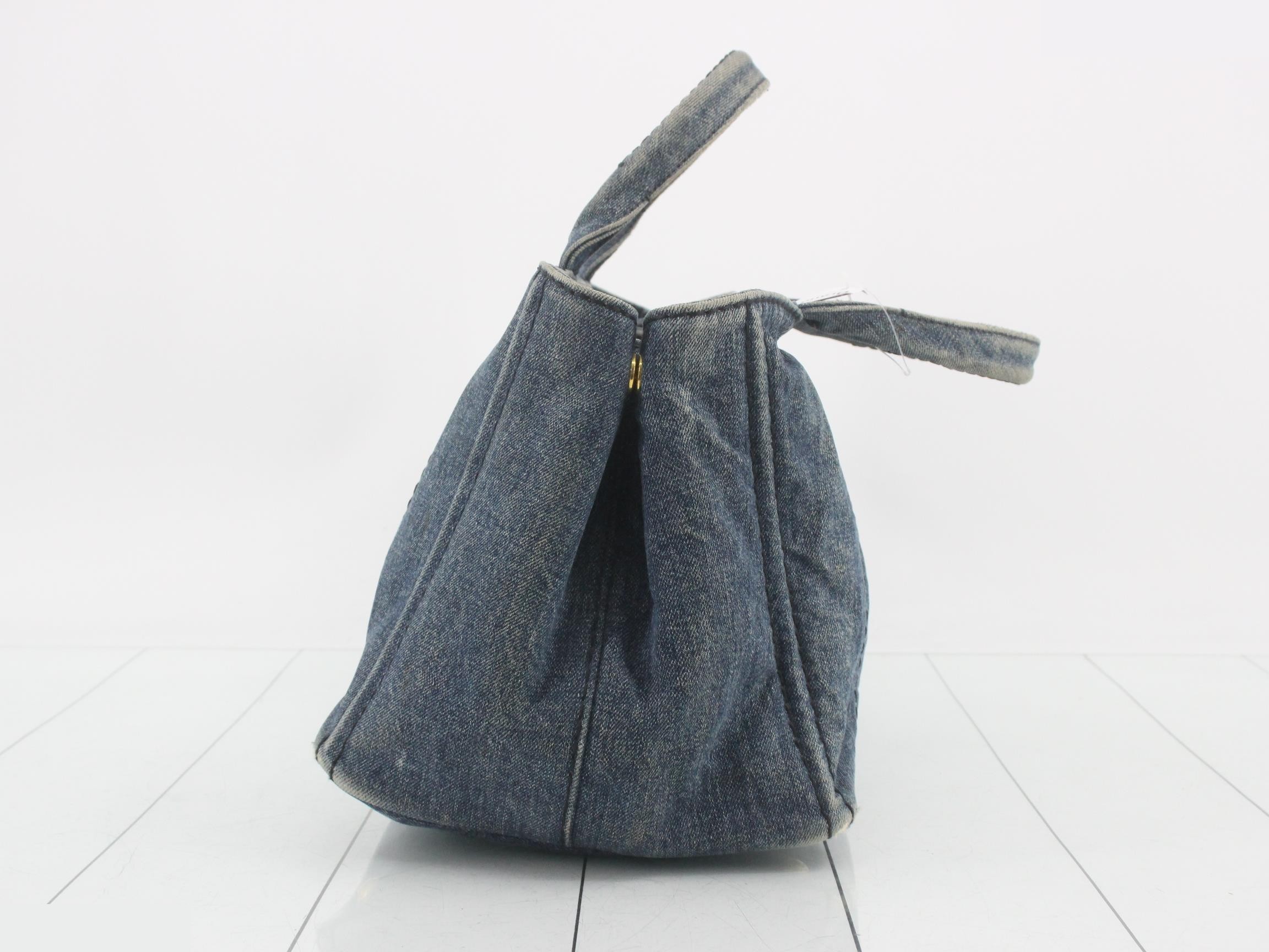 Canapa Denim Tote Bag — view 3