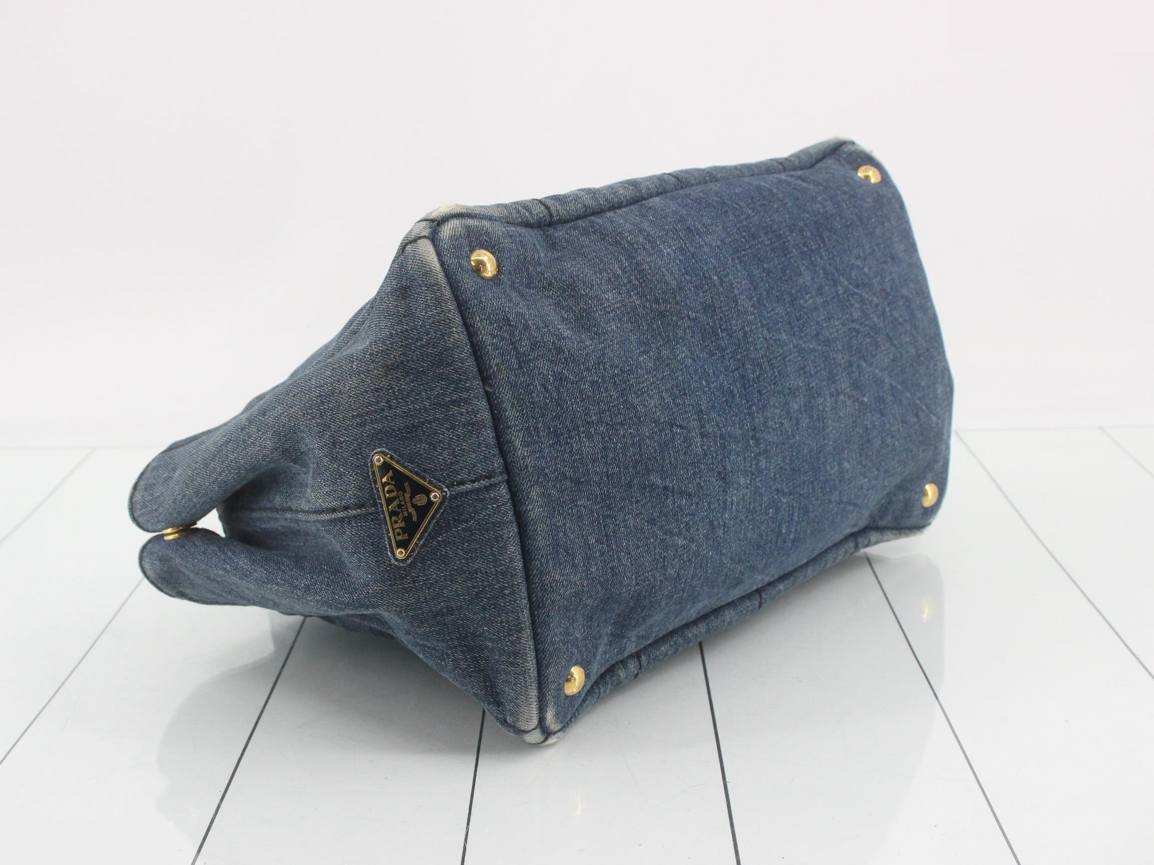 Canapa Denim Tote Bag — view 5