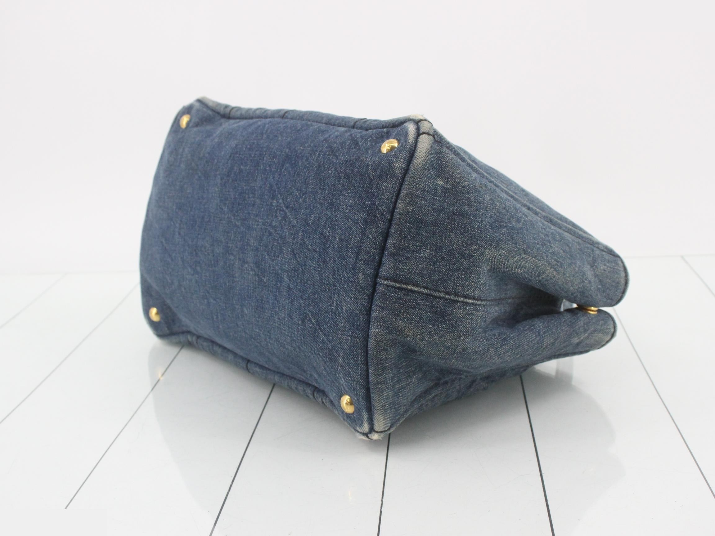 Canapa Denim Tote Bag — view 6