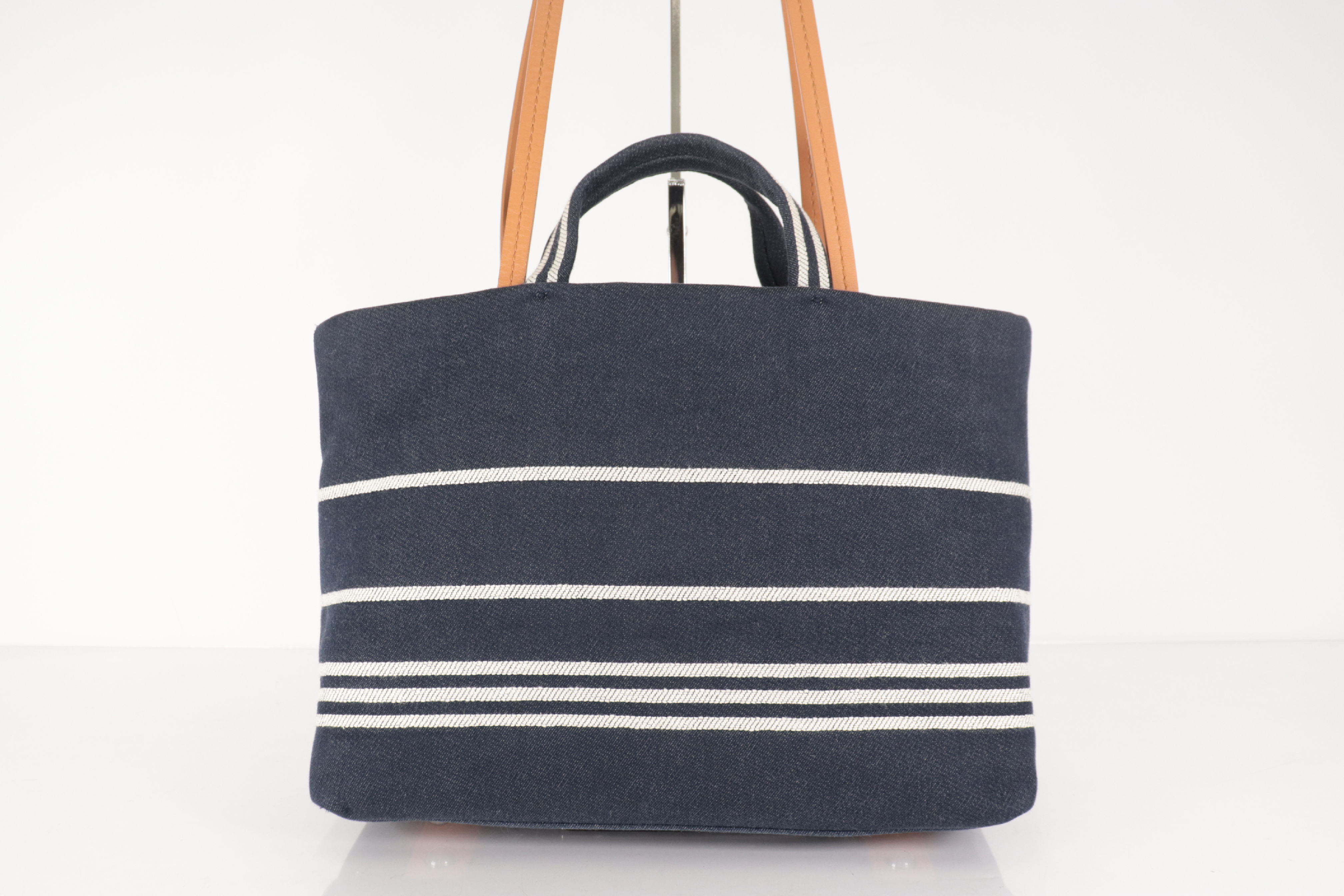 Denim Coco Mark 2-Way Tote Bag, Navy, Series 20s — view 3