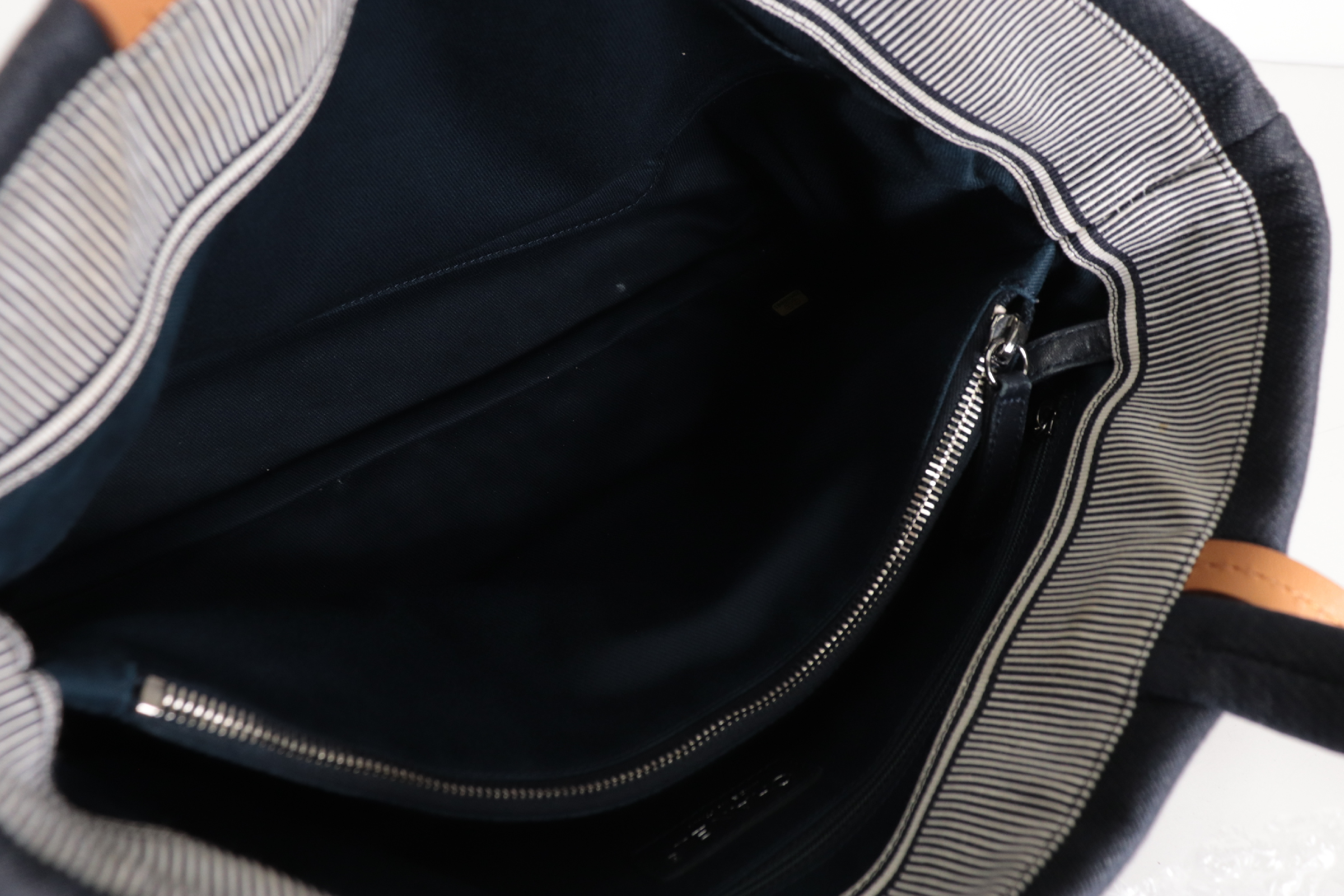 Denim Coco Mark 2-Way Tote Bag, Navy, Series 20s — view 10