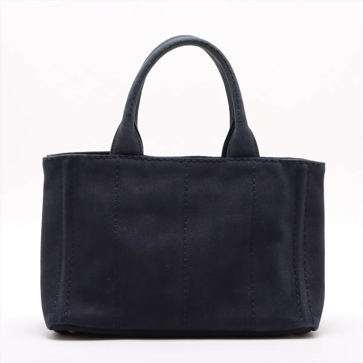 Canapa Canvas Handbag Navy Strapless — view 2