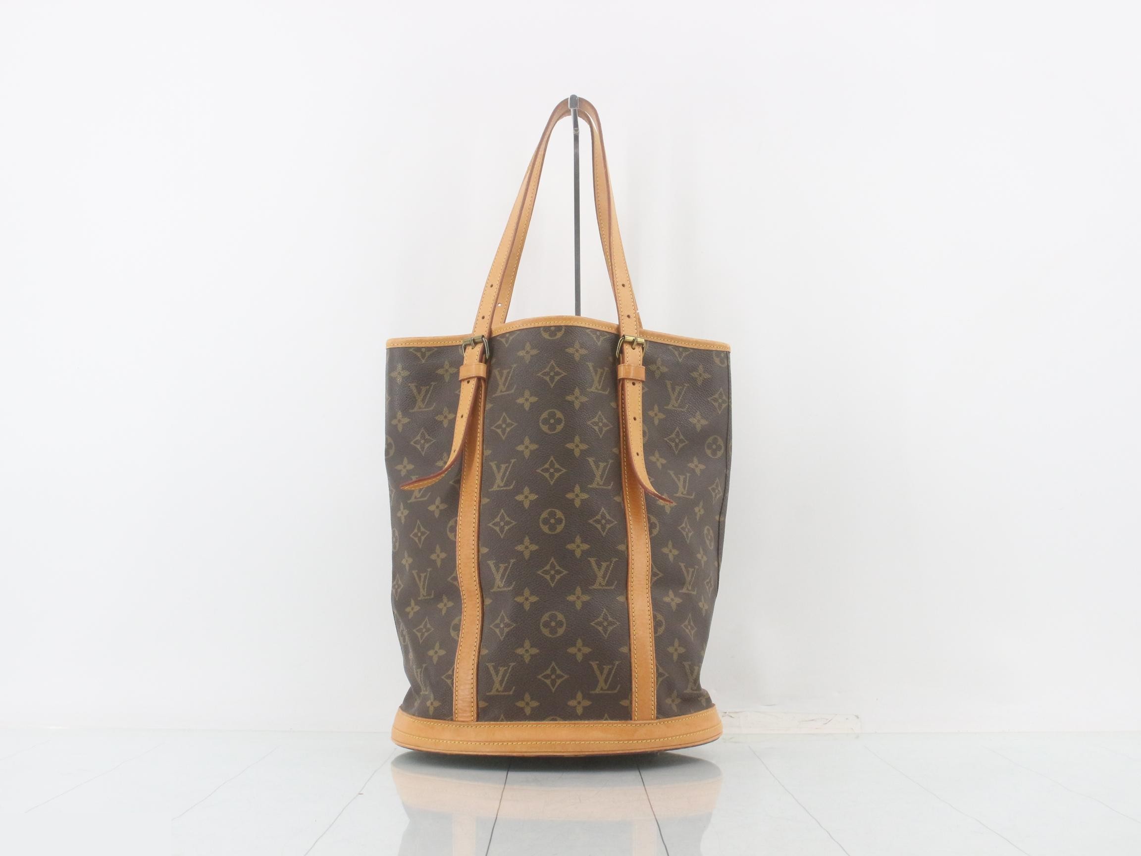 Monogram Bucket Tote Bag