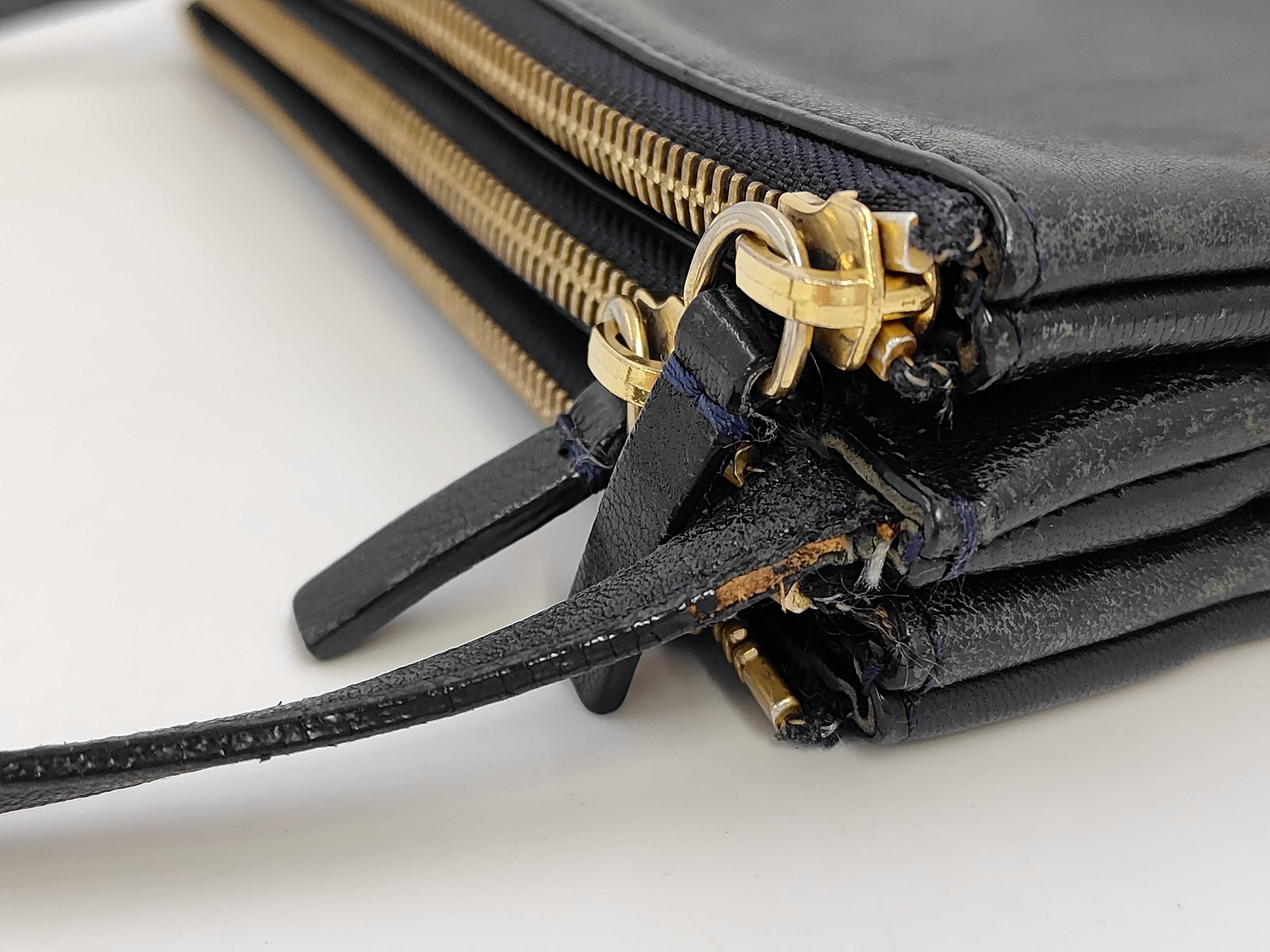logo leather shoulder bag — view 5