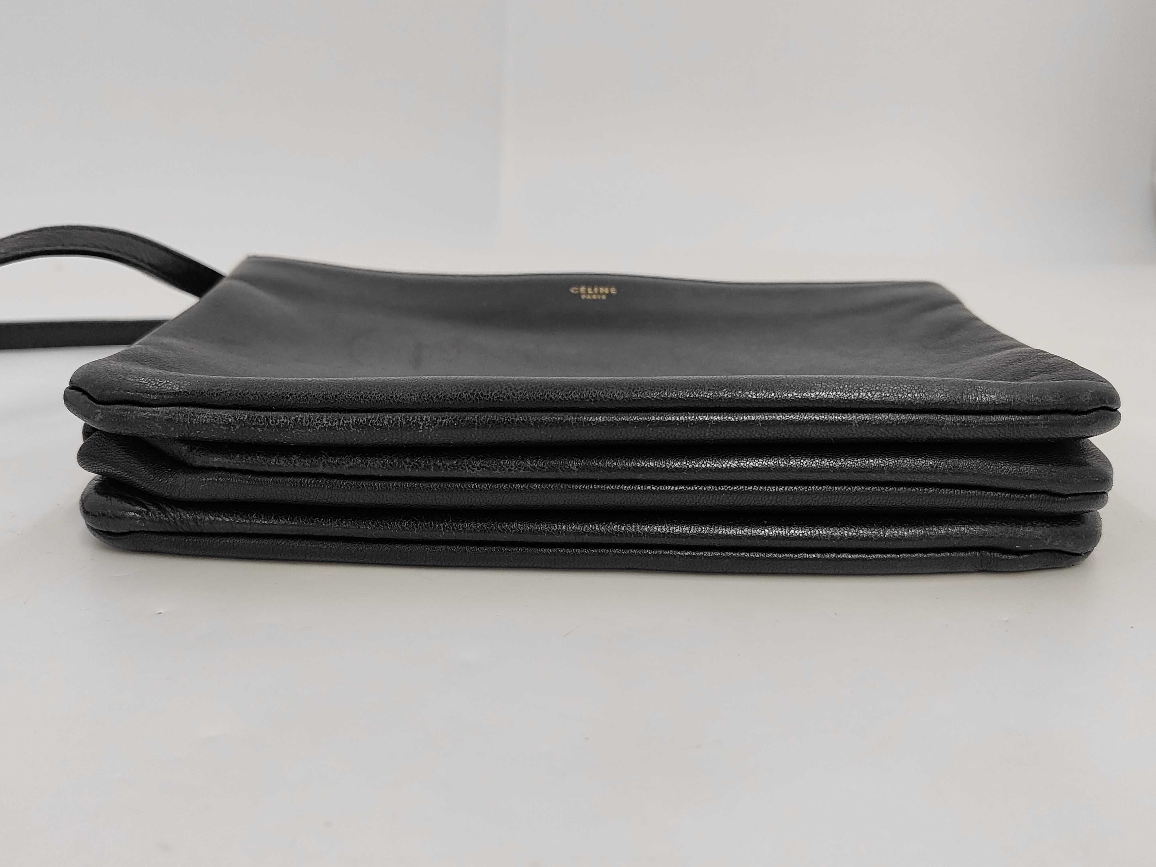logo leather shoulder bag — view 7