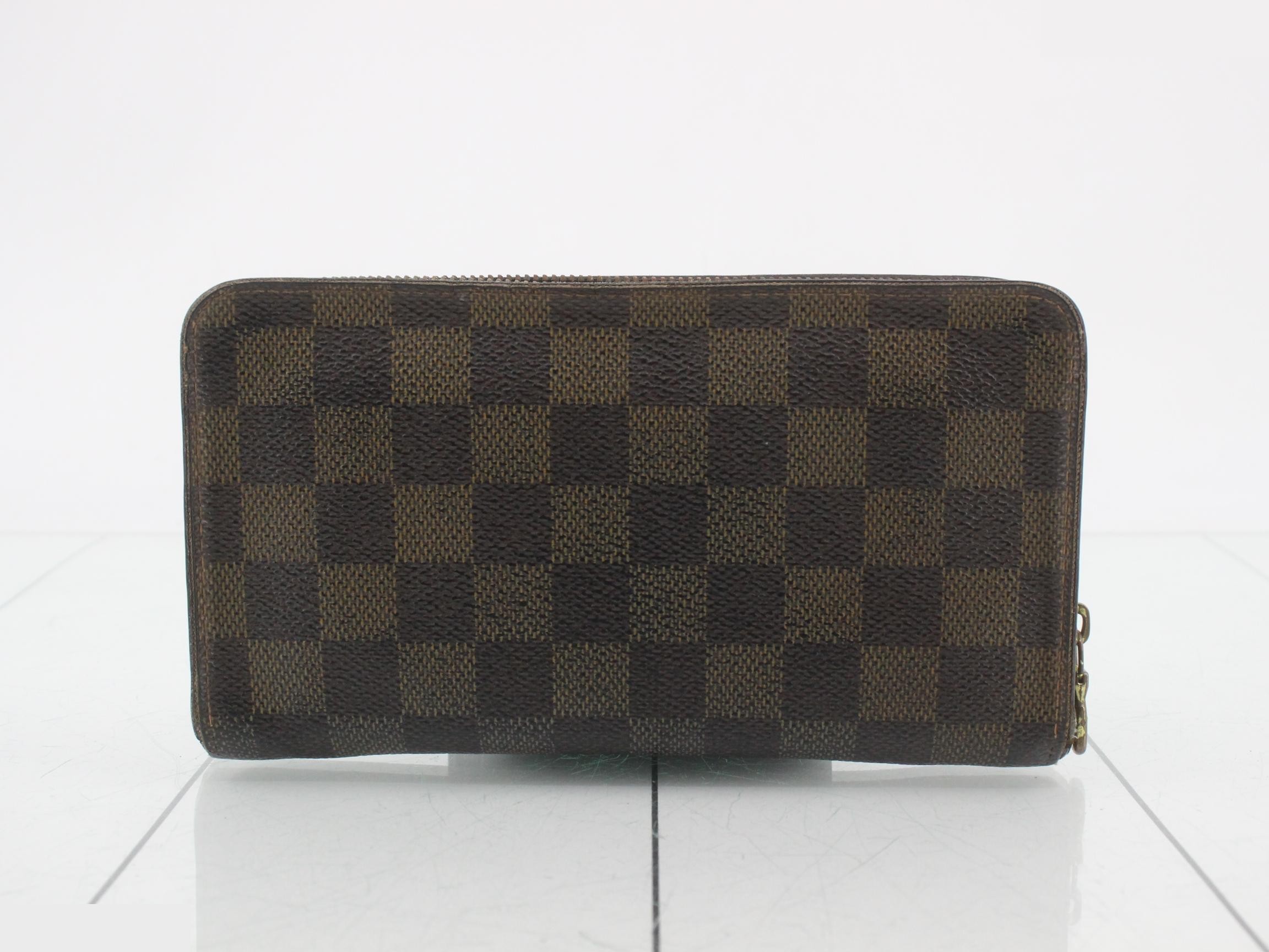 Damier Portemonnaie Zip Round Zip Long Wallet — view 2