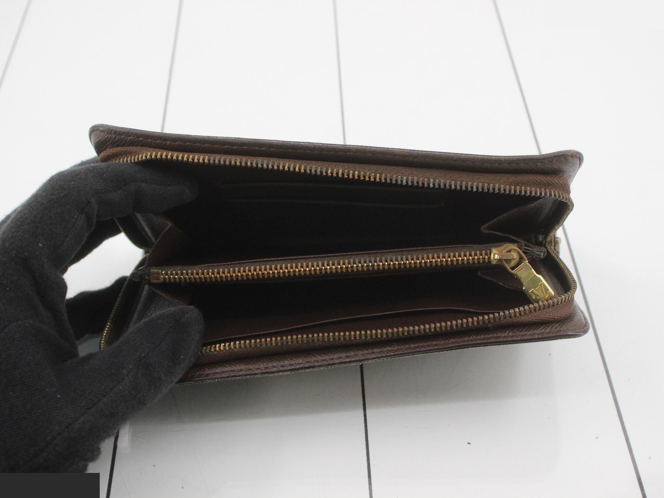 Damier Portemonnaie Zip Round Zip Long Wallet — view 4