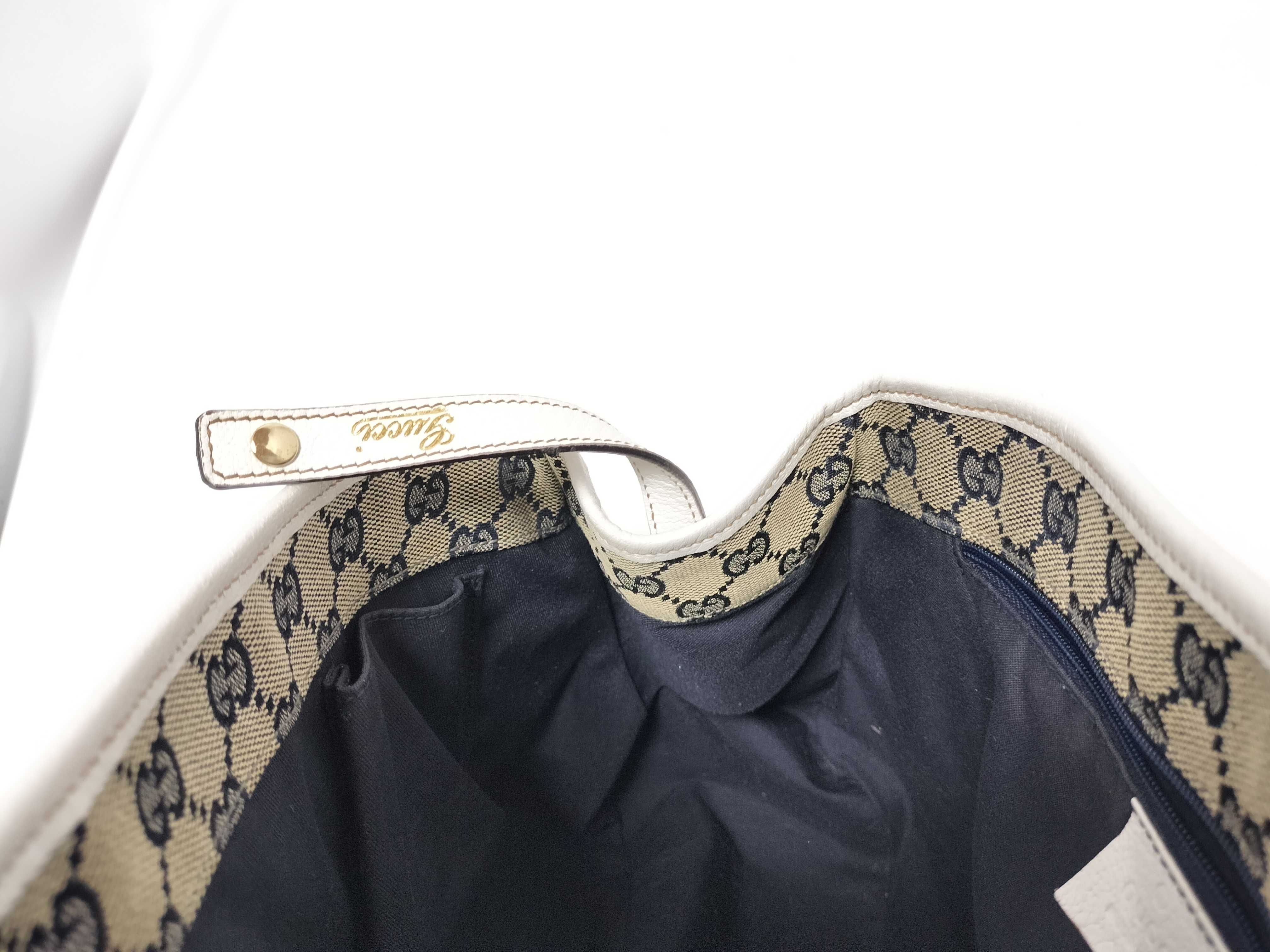 Leather Handbag, White Handbag — view 12