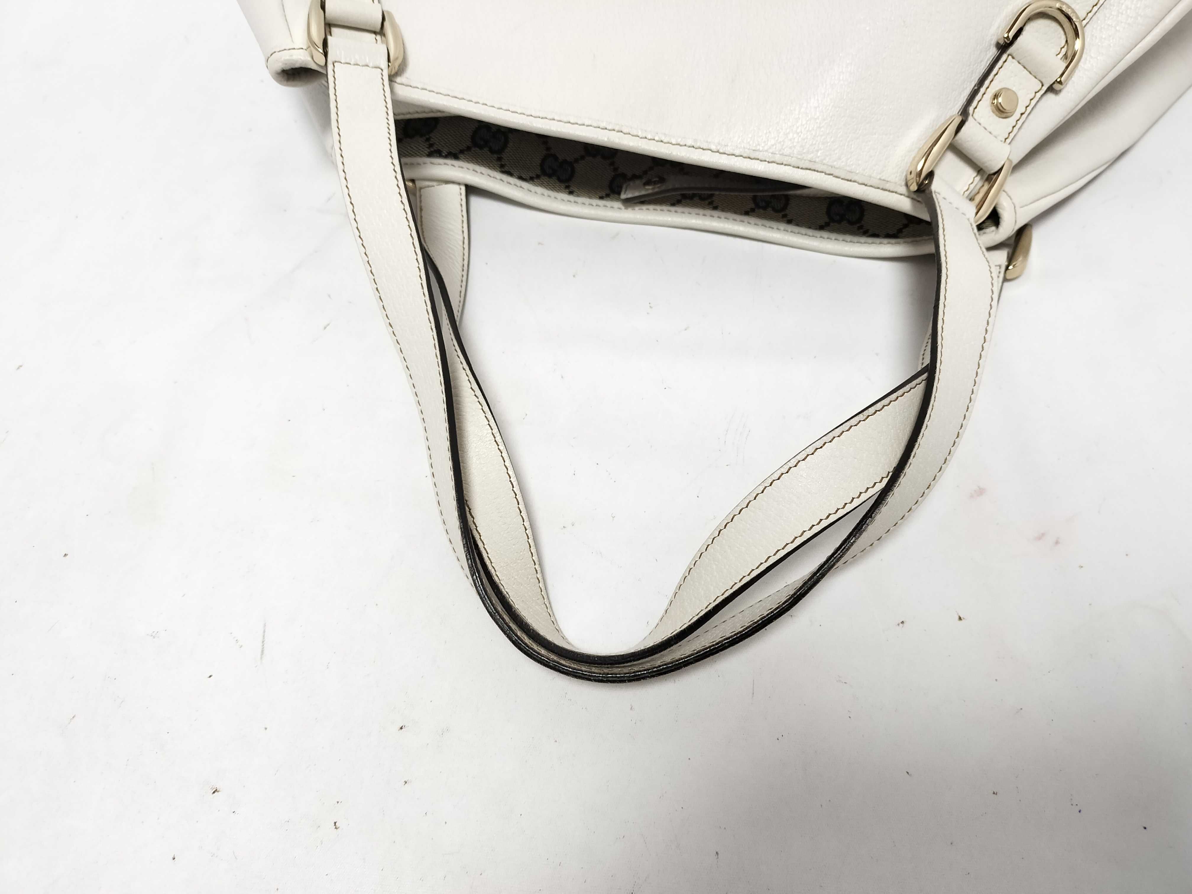 Leather Handbag, White Handbag — view 3