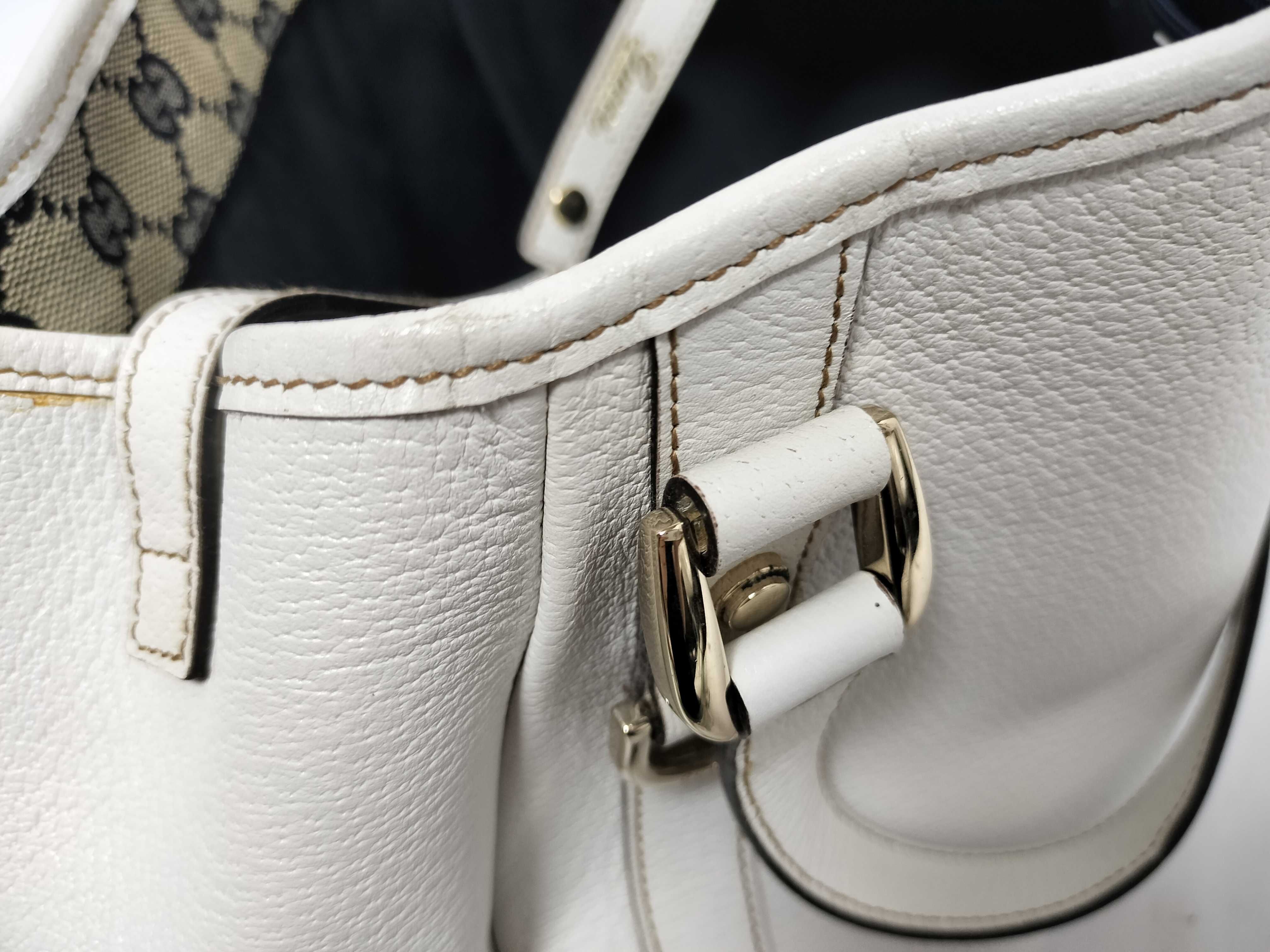 Leather Handbag, White Handbag — view 5