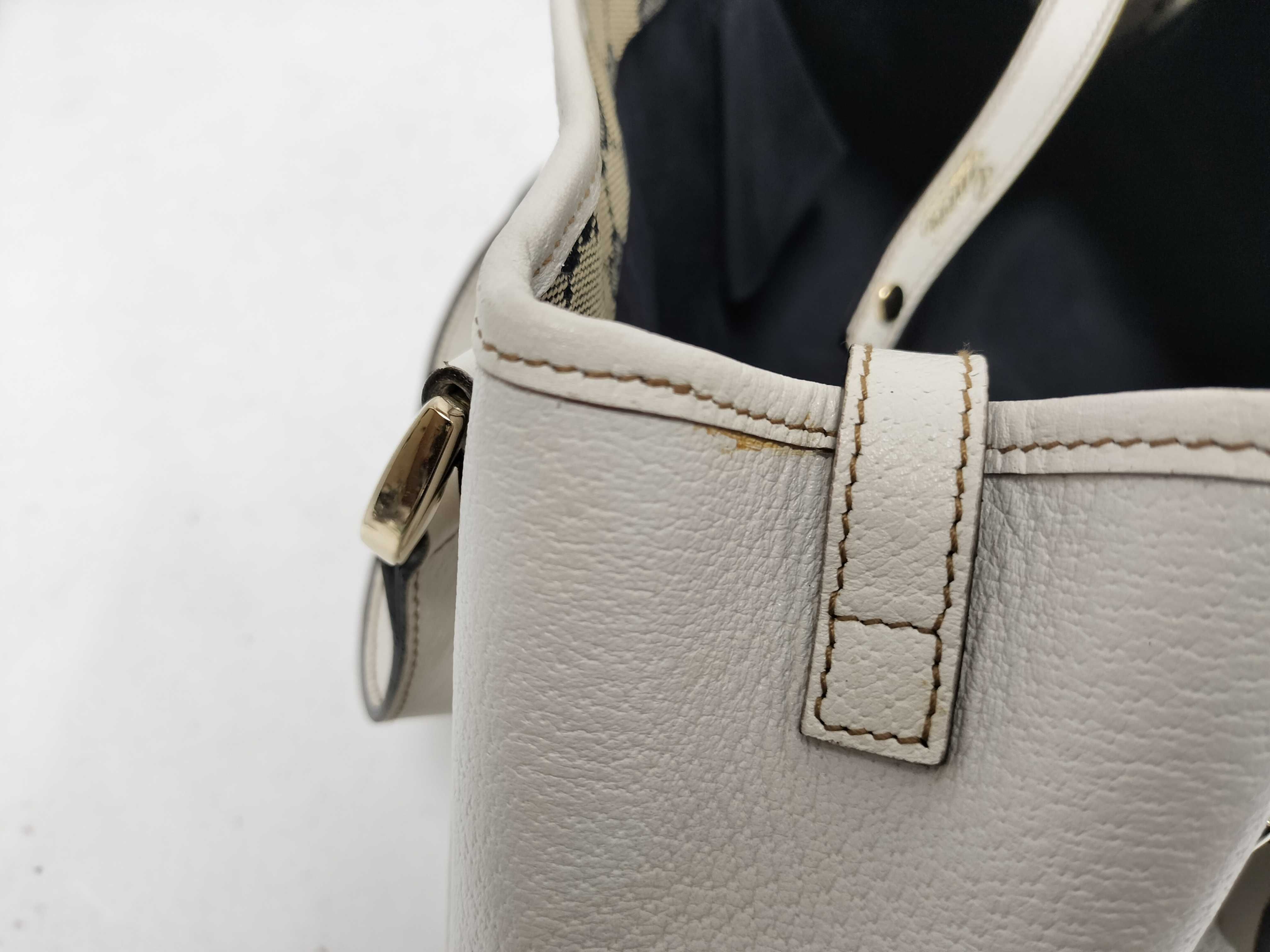Leather Handbag, White Handbag — view 6