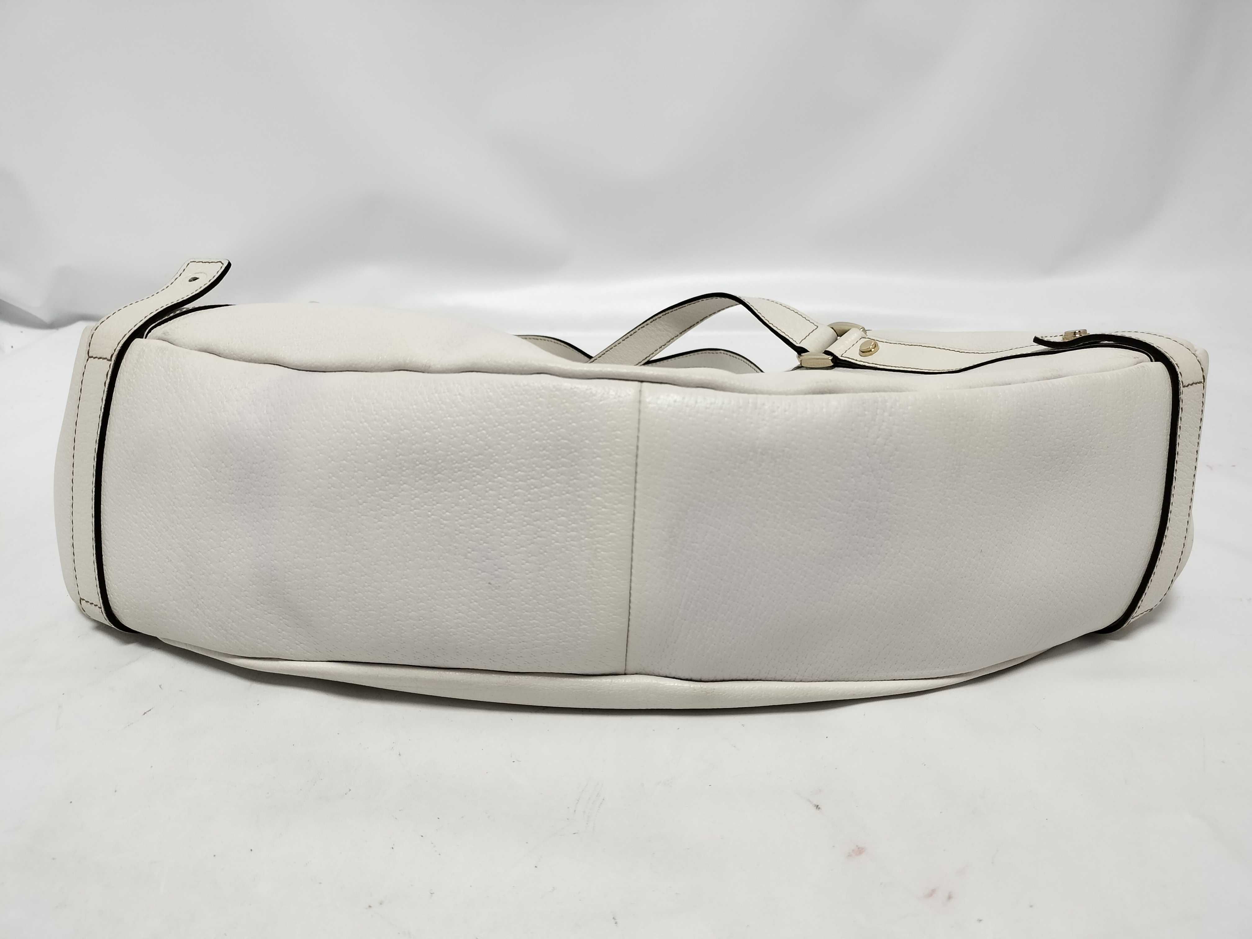 Leather Handbag, White Handbag — view 7