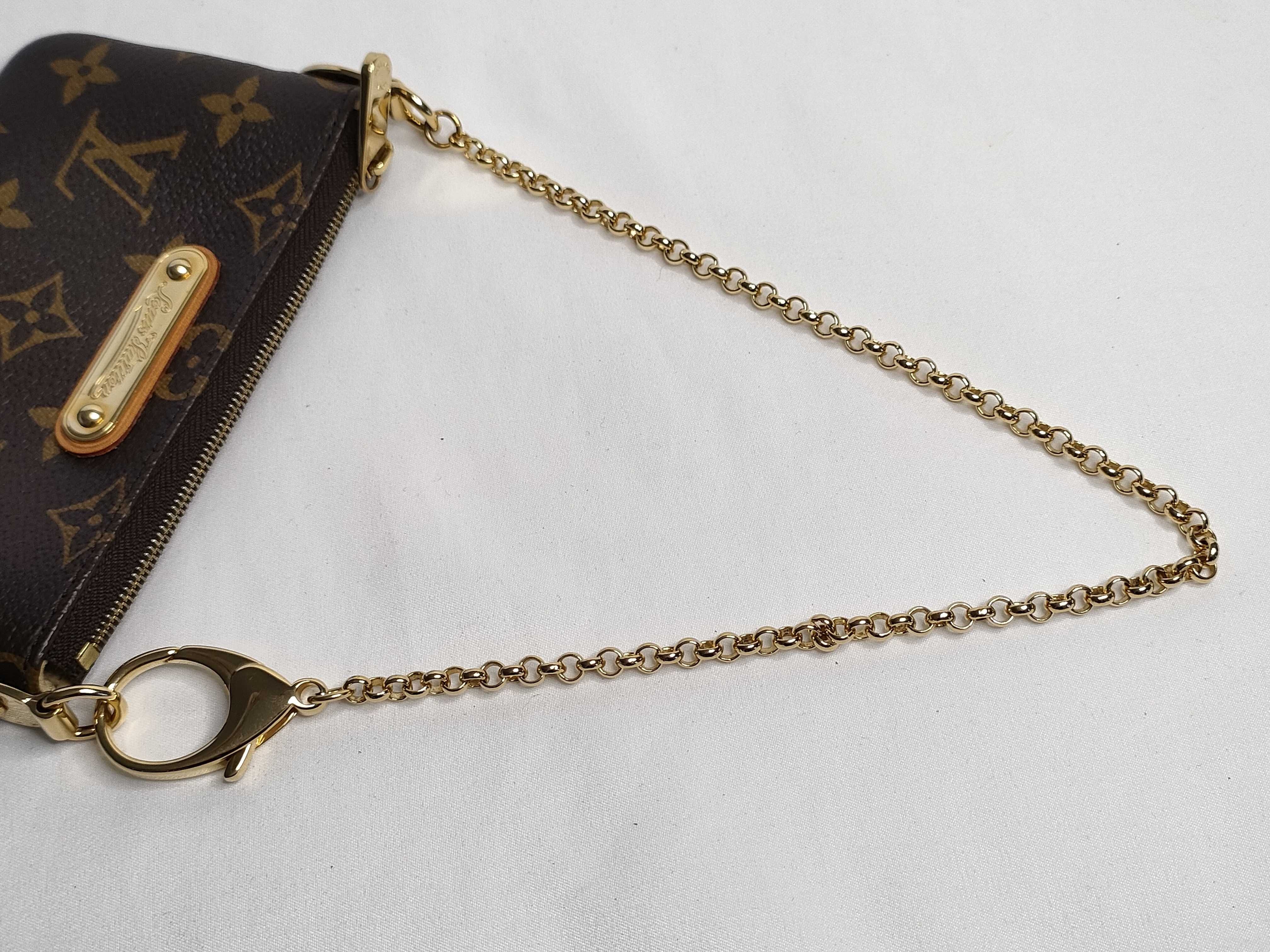 Monogram Louis Vuitton Monogram Pochette Mila Handbag — view 3