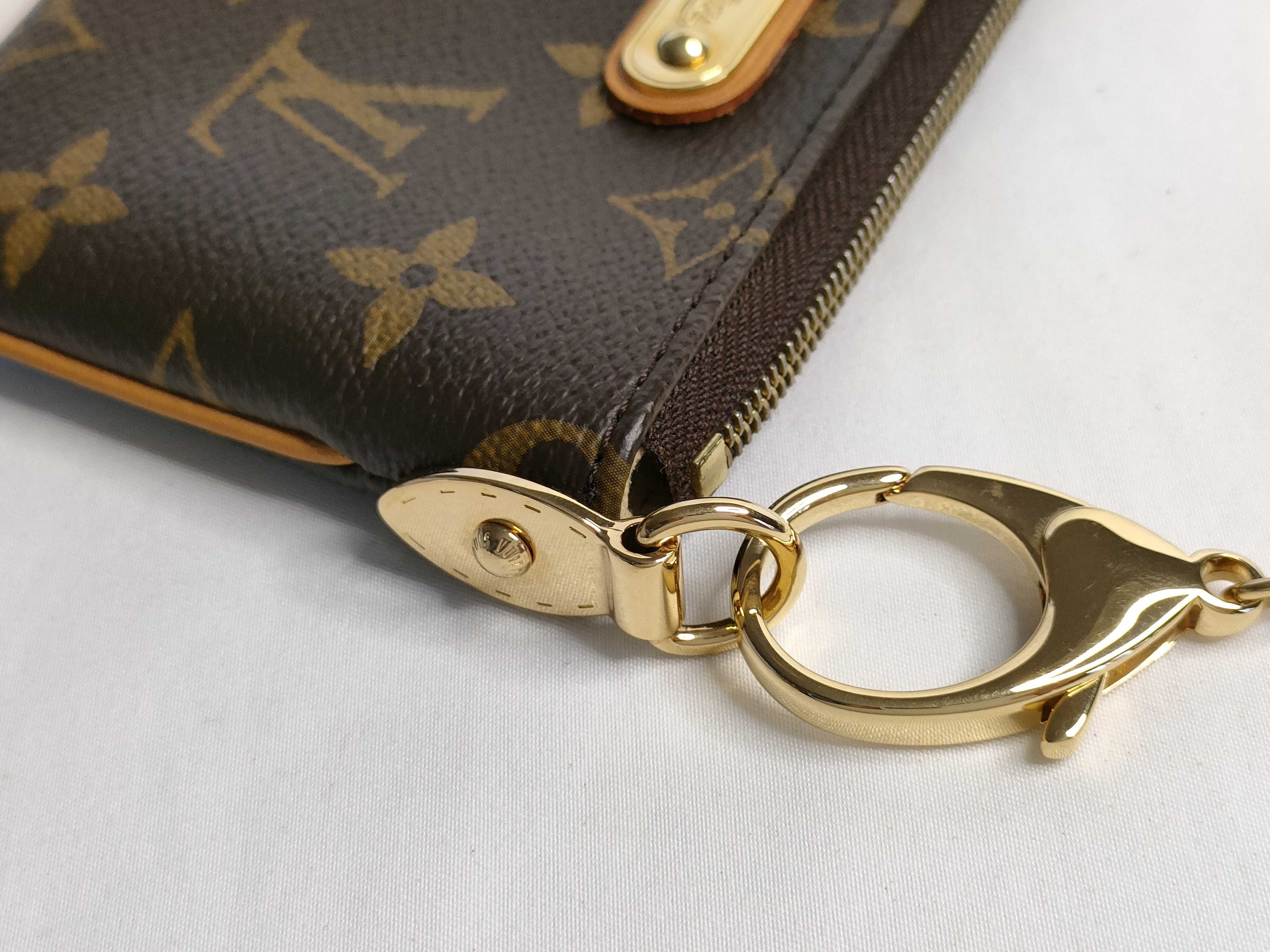 Monogram Louis Vuitton Monogram Pochette Mila Handbag — view 5