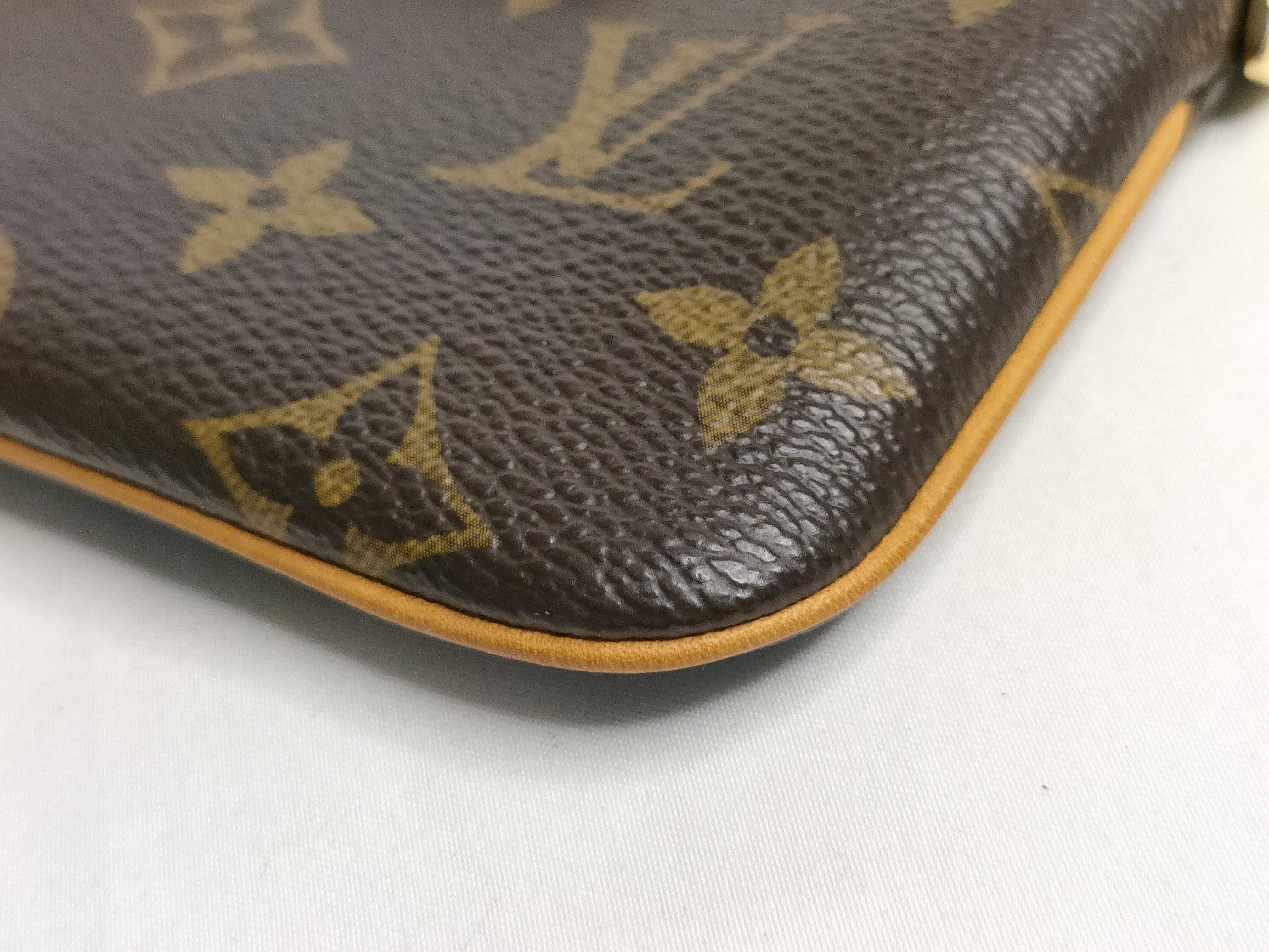 Monogram Louis Vuitton Monogram Pochette Mila Handbag — view 6