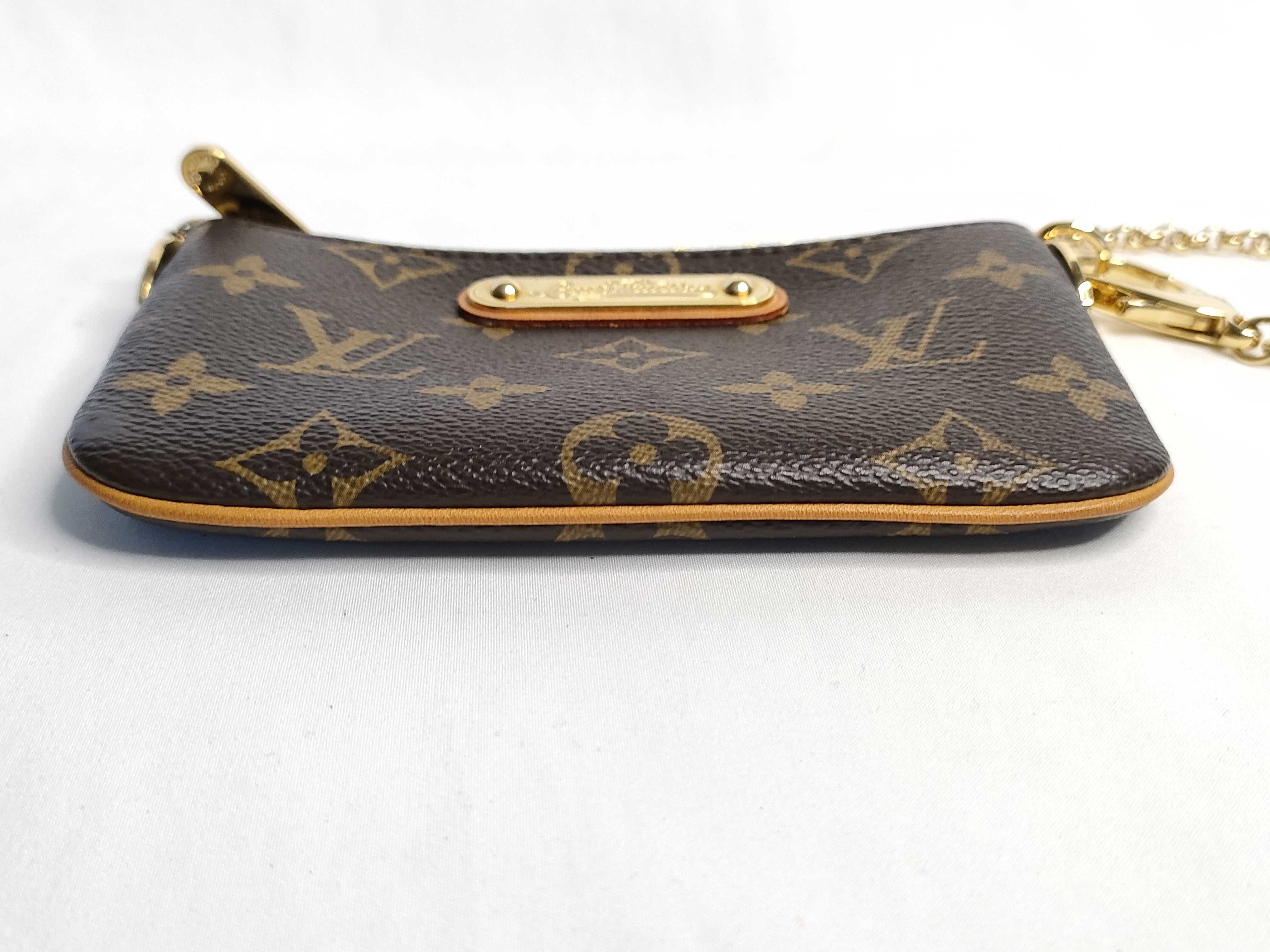 Monogram Louis Vuitton Monogram Pochette Mila Handbag — view 7