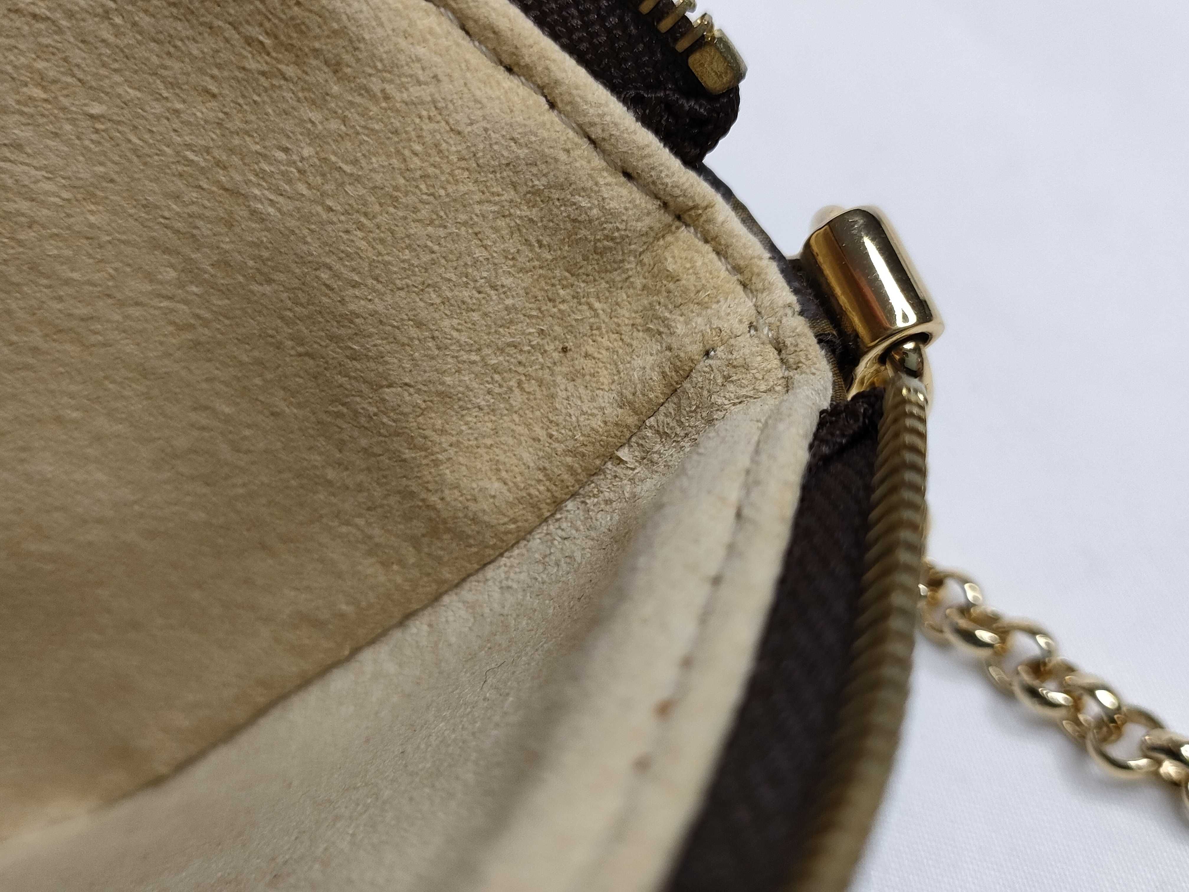Monogram Louis Vuitton Monogram Pochette Mila Handbag — view 9