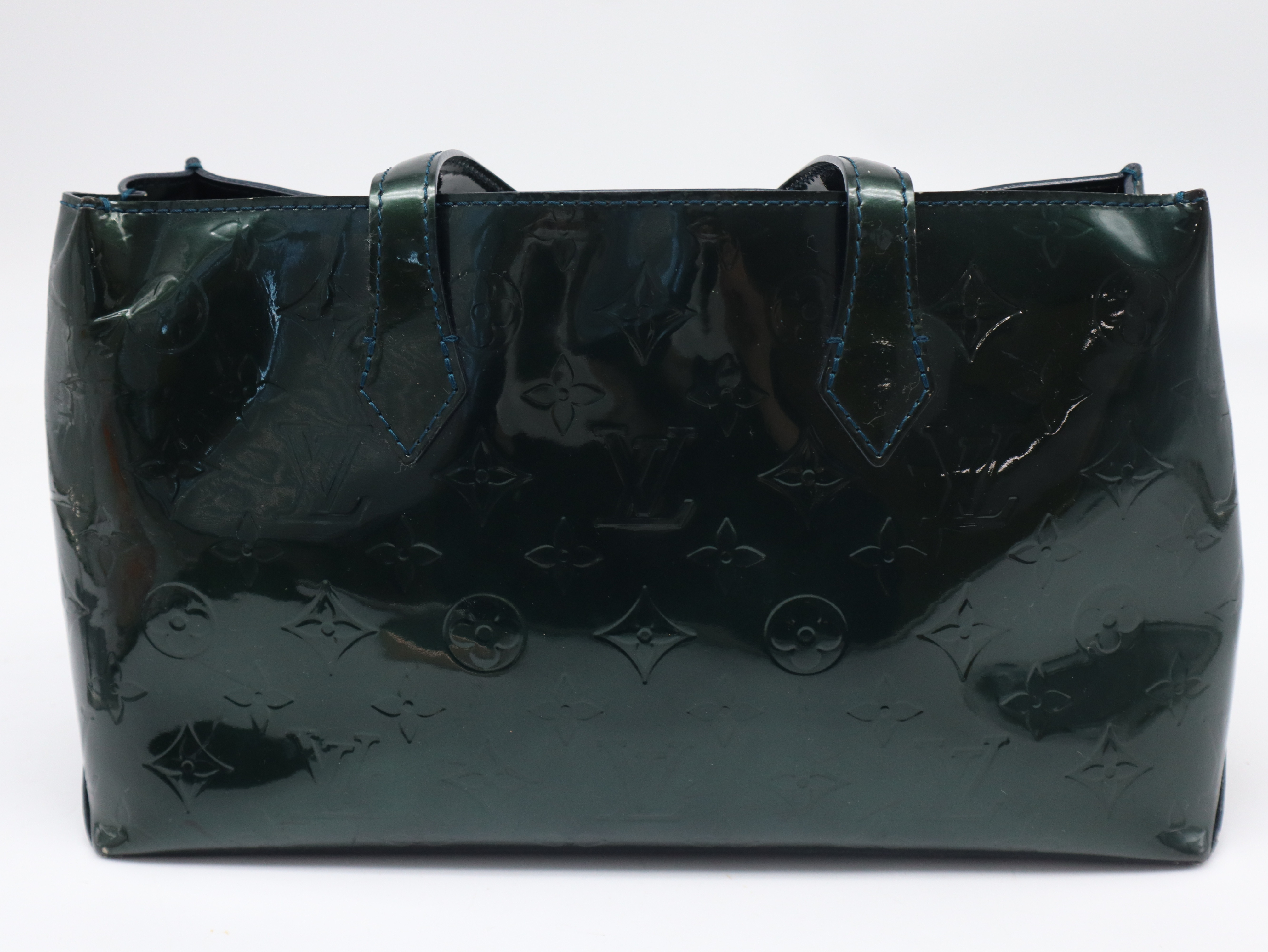 M93684 Vernis Wilshire PM Blue Nuit Handbag — view 2