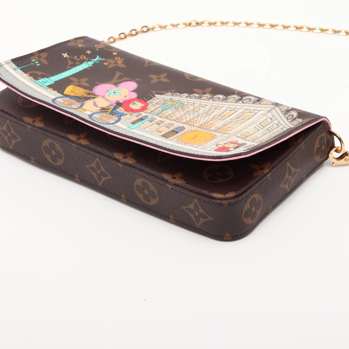 Monogram Vivienne Pochette Felicie M81545 Brown (RFID detected) — view 3