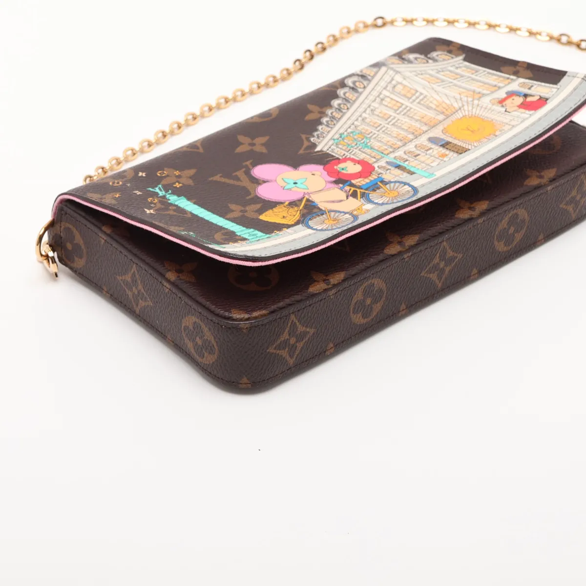 Monogram Vivienne Pochette Felicie M81545 Brown (RFID detected) — view 4