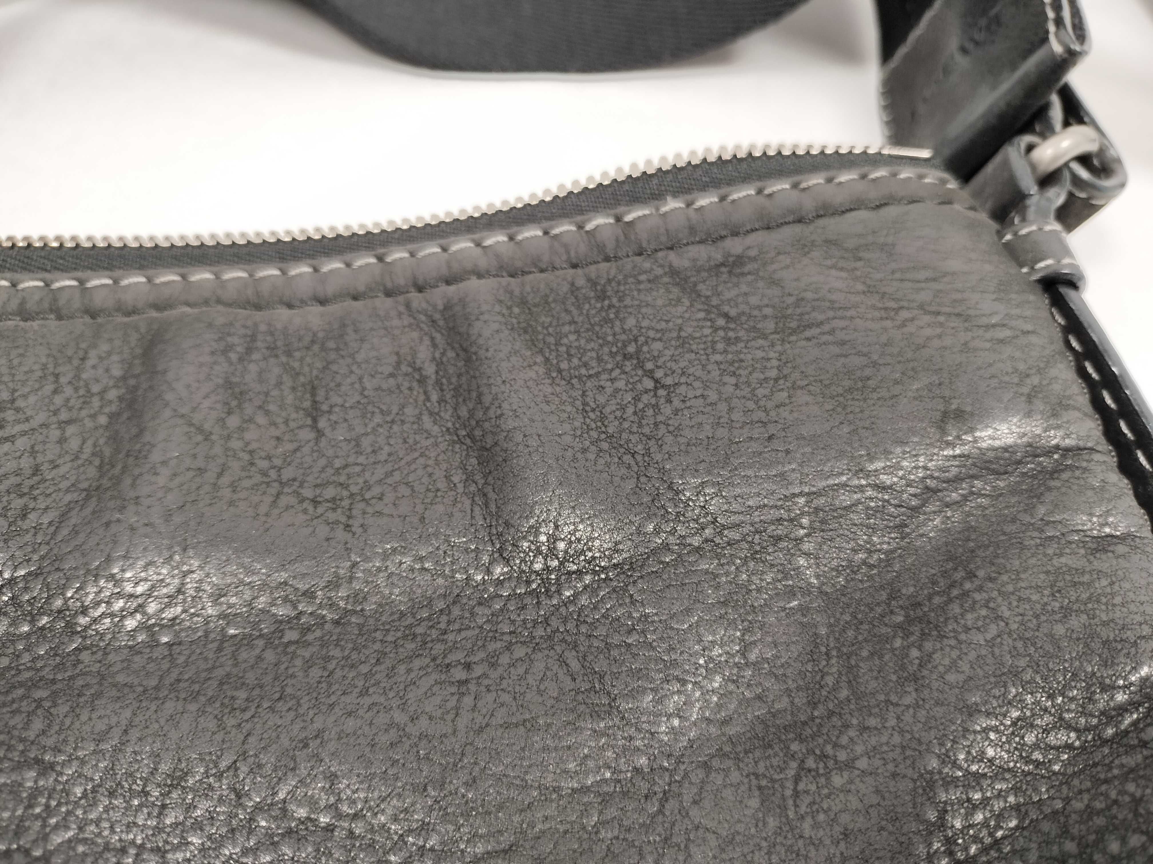 Leather Anagram Shoulder Bag — view 15
