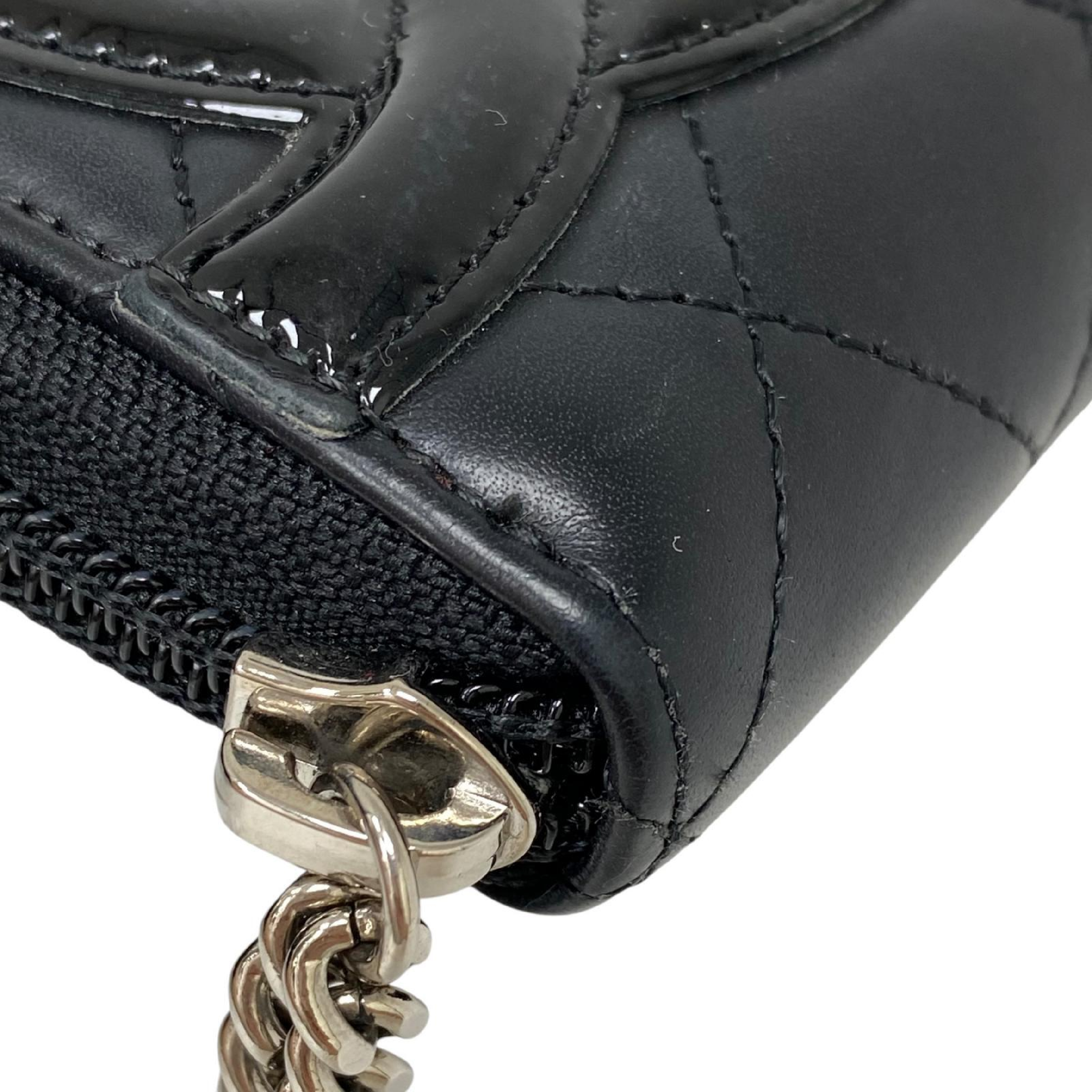 【*Shipped from: Hong Kong*】CHANEL ( ) Black Lambskin Cambon No.18 Long Wallet — view 7