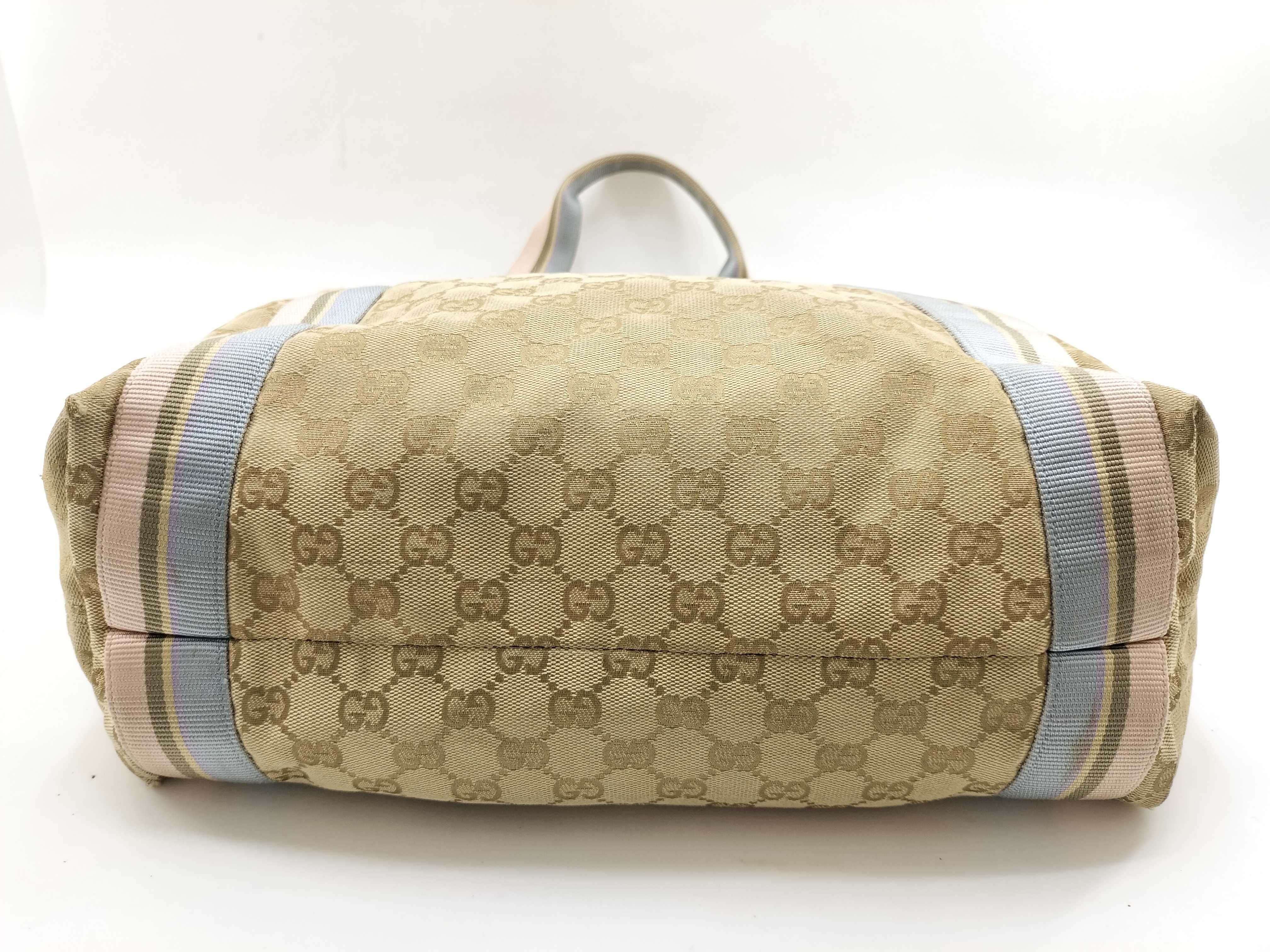 GG Canvas Web Tote Bag — view 13