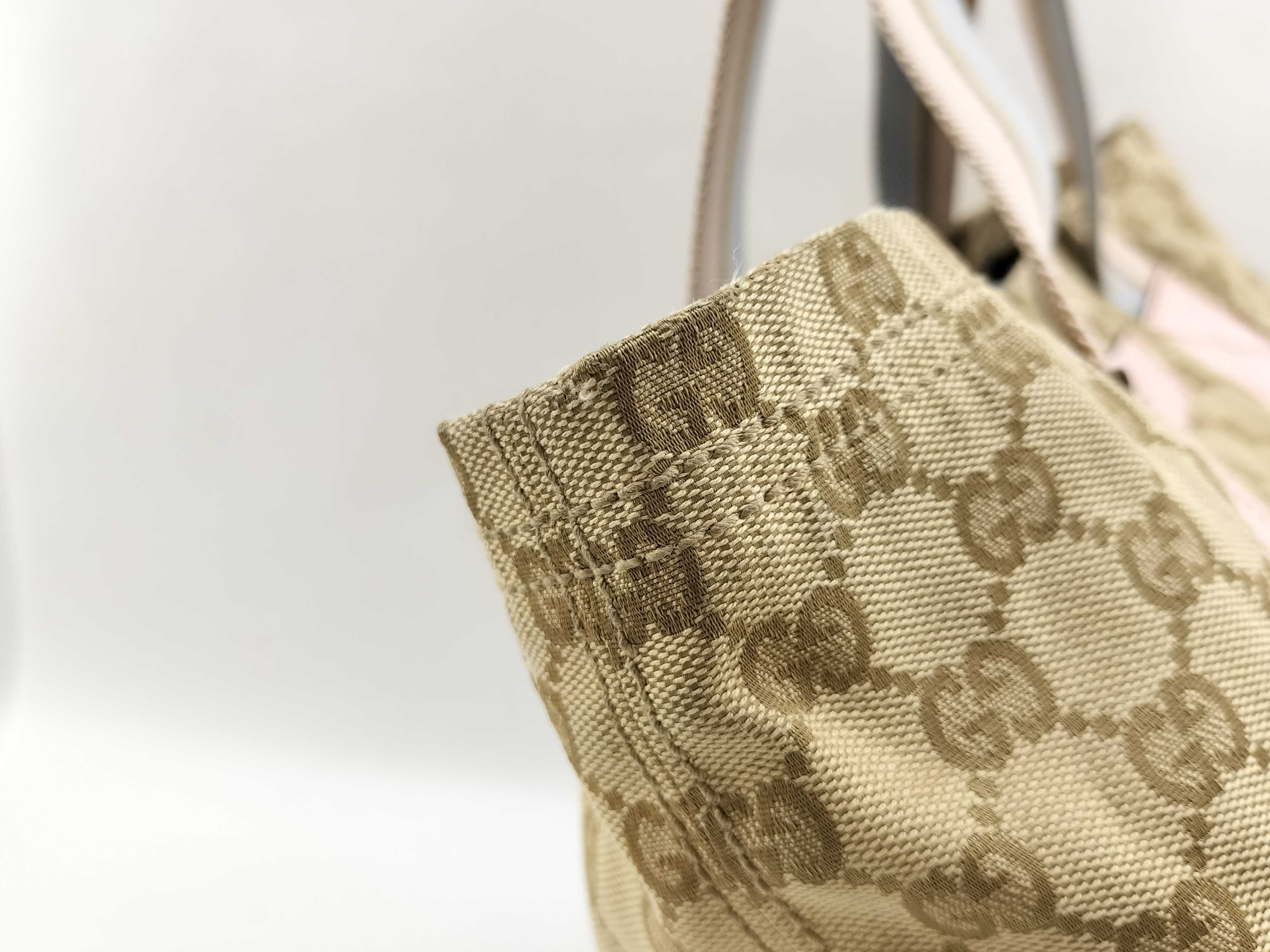 GG Canvas Web Tote Bag — view 4