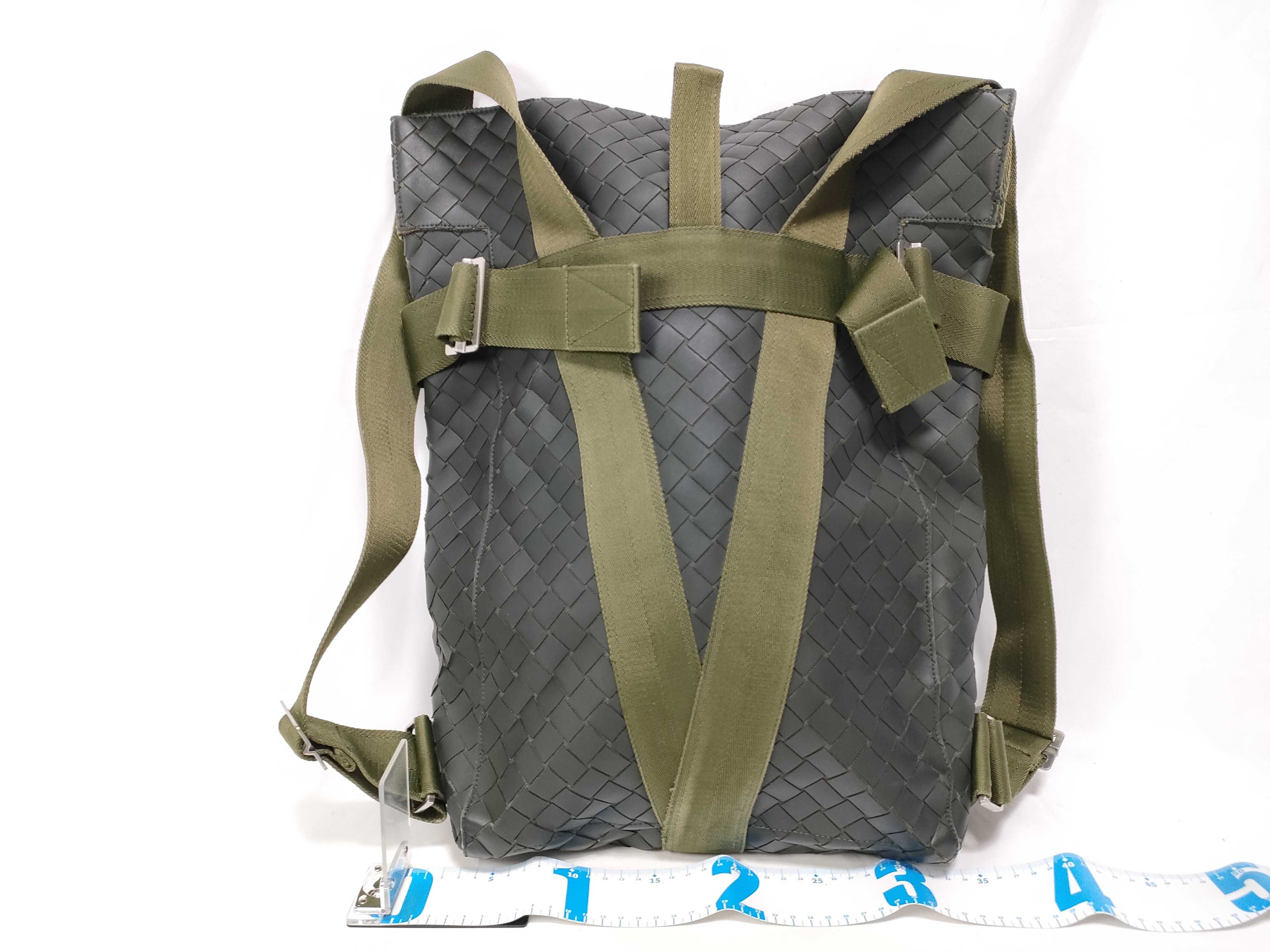 Backpack, Rubber, Intrecciato Style — view 2