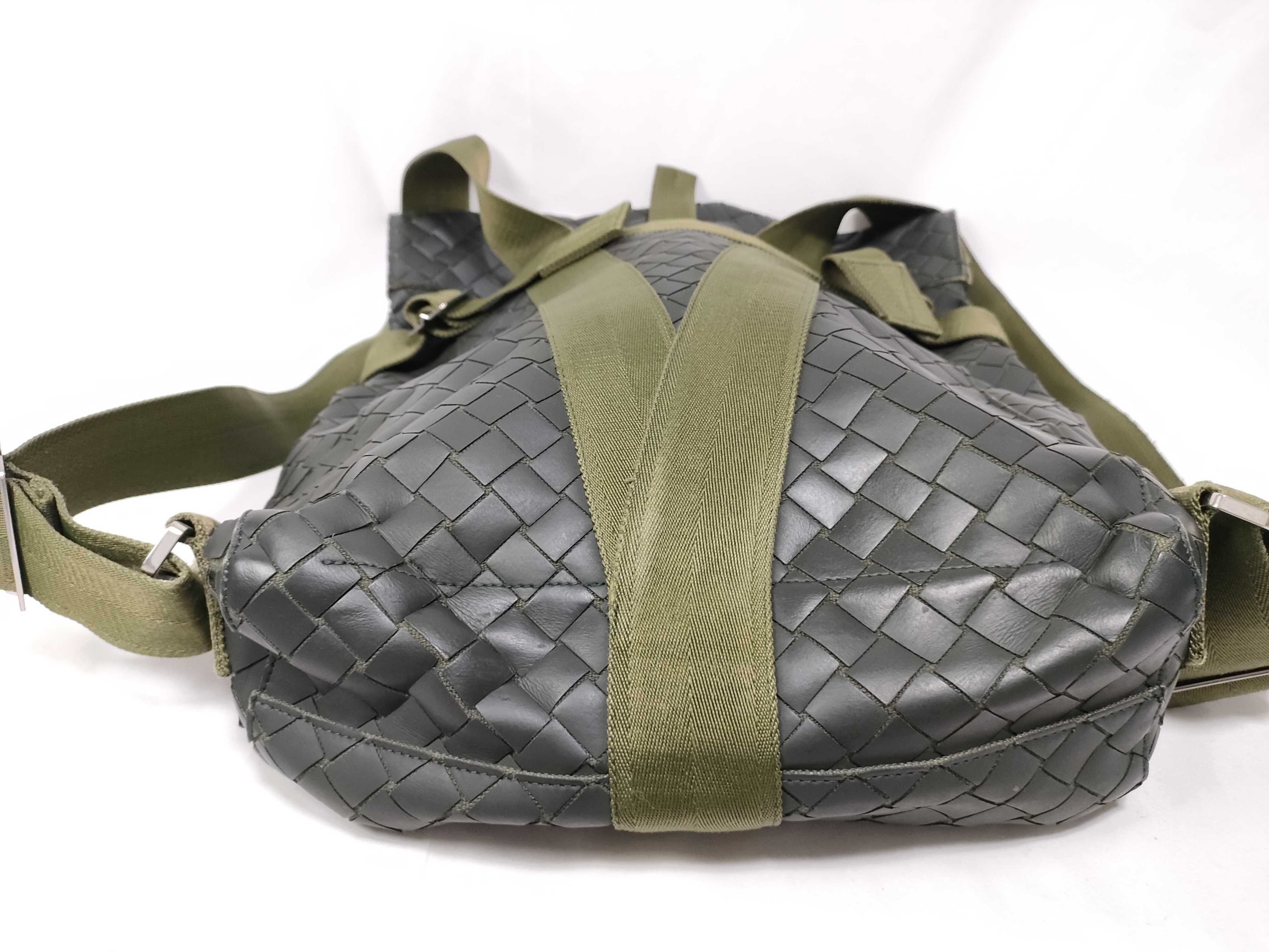 Backpack, Rubber, Intrecciato Style — view 3