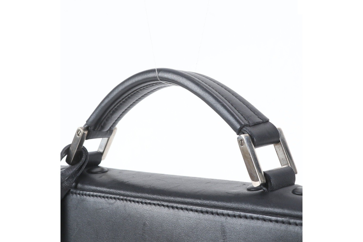 Leather business bag, briefcase — view 2