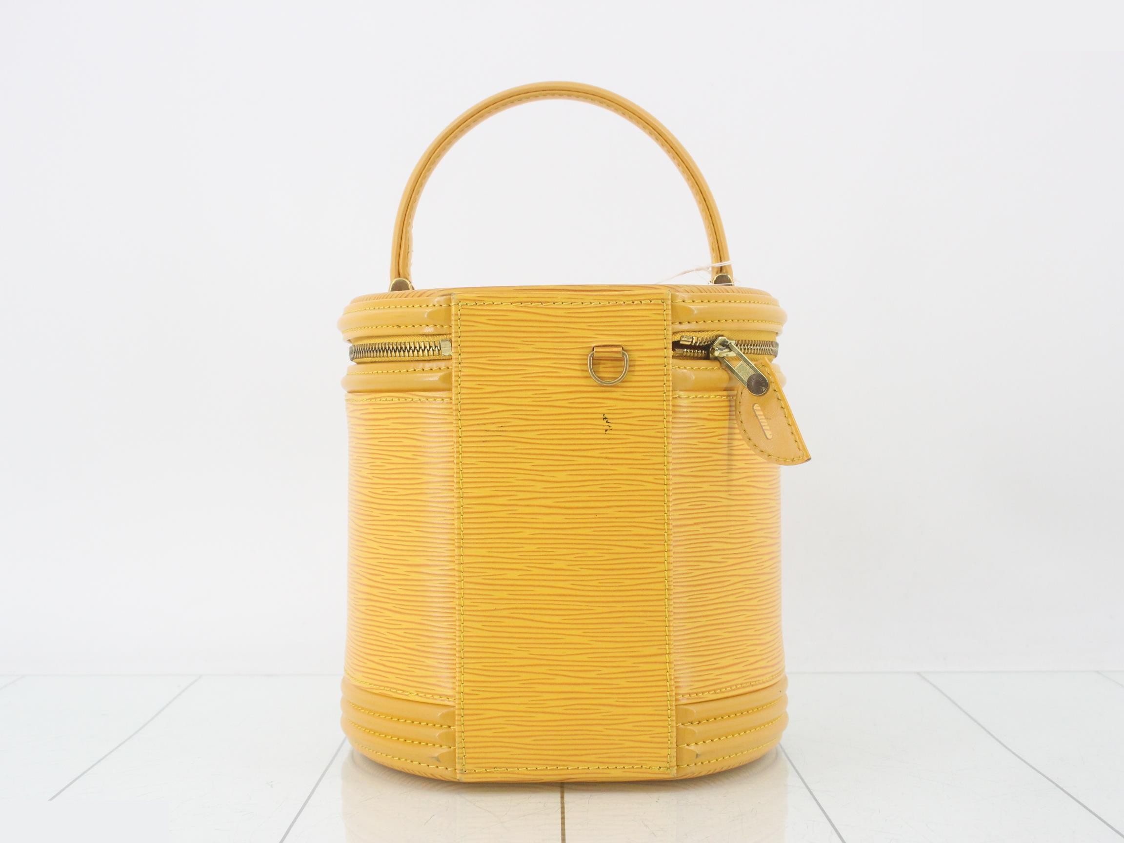 Epi Cannes Tassili Yellow Handbag — view 2