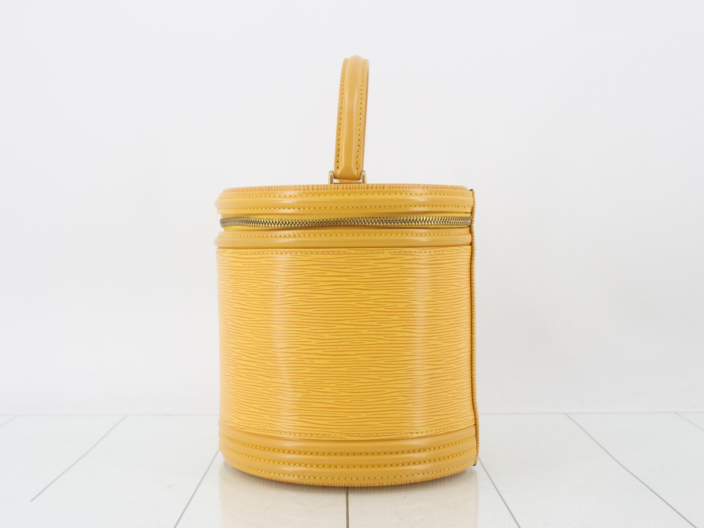 Epi Cannes Tassili Yellow Handbag — view 3