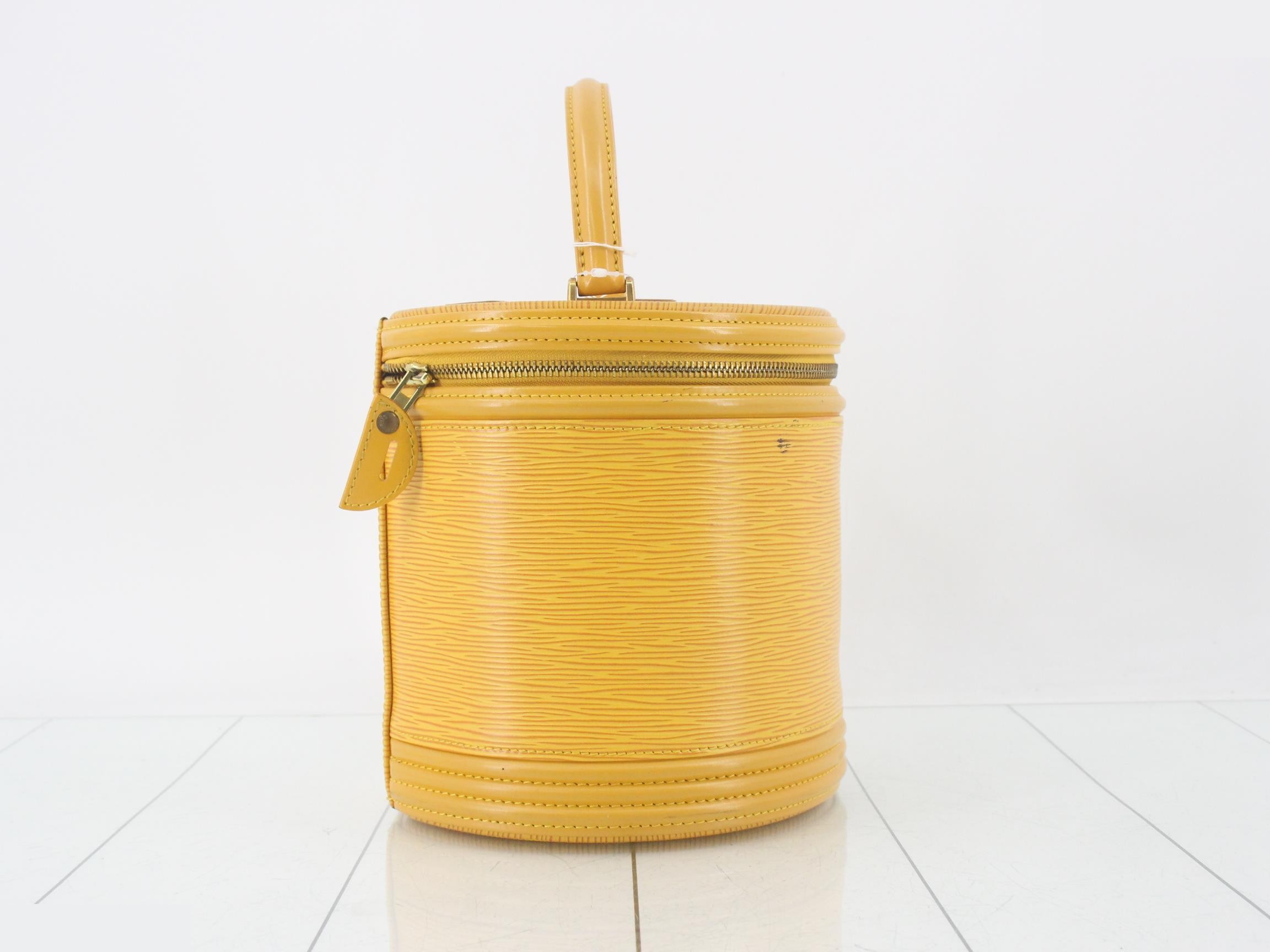Epi Cannes Tassili Yellow Handbag — view 4