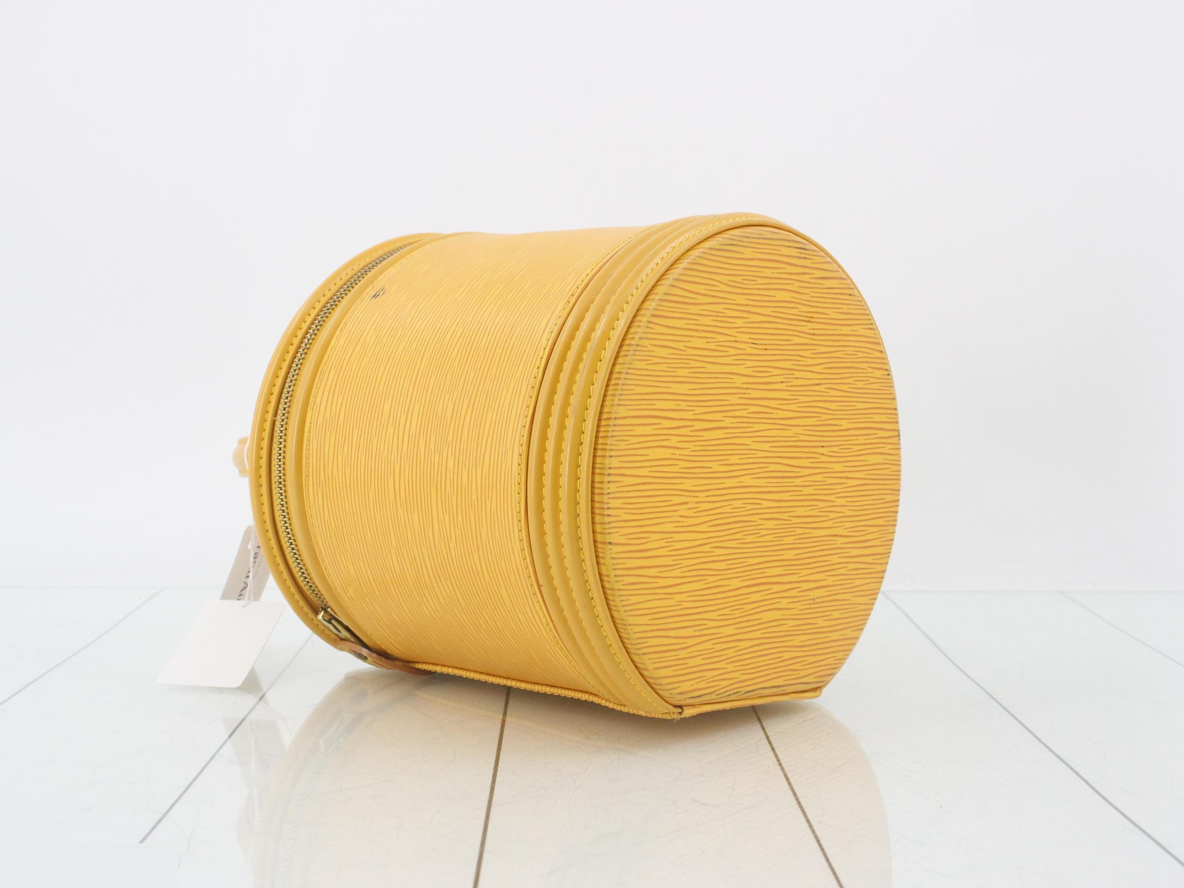 Epi Cannes Tassili Yellow Handbag — view 5
