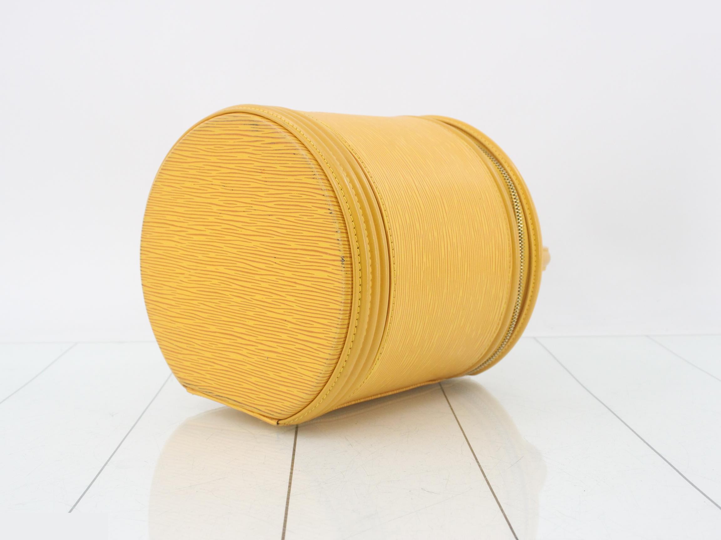 Epi Cannes Tassili Yellow Handbag — view 6