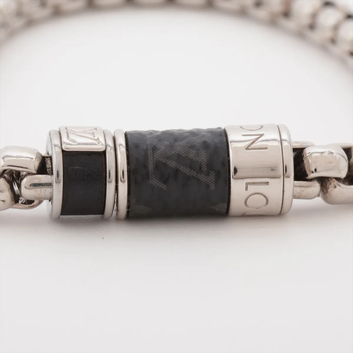M63107 Chain Monogram Eclipse DI1200 Bracelet GP Silver - — view 2