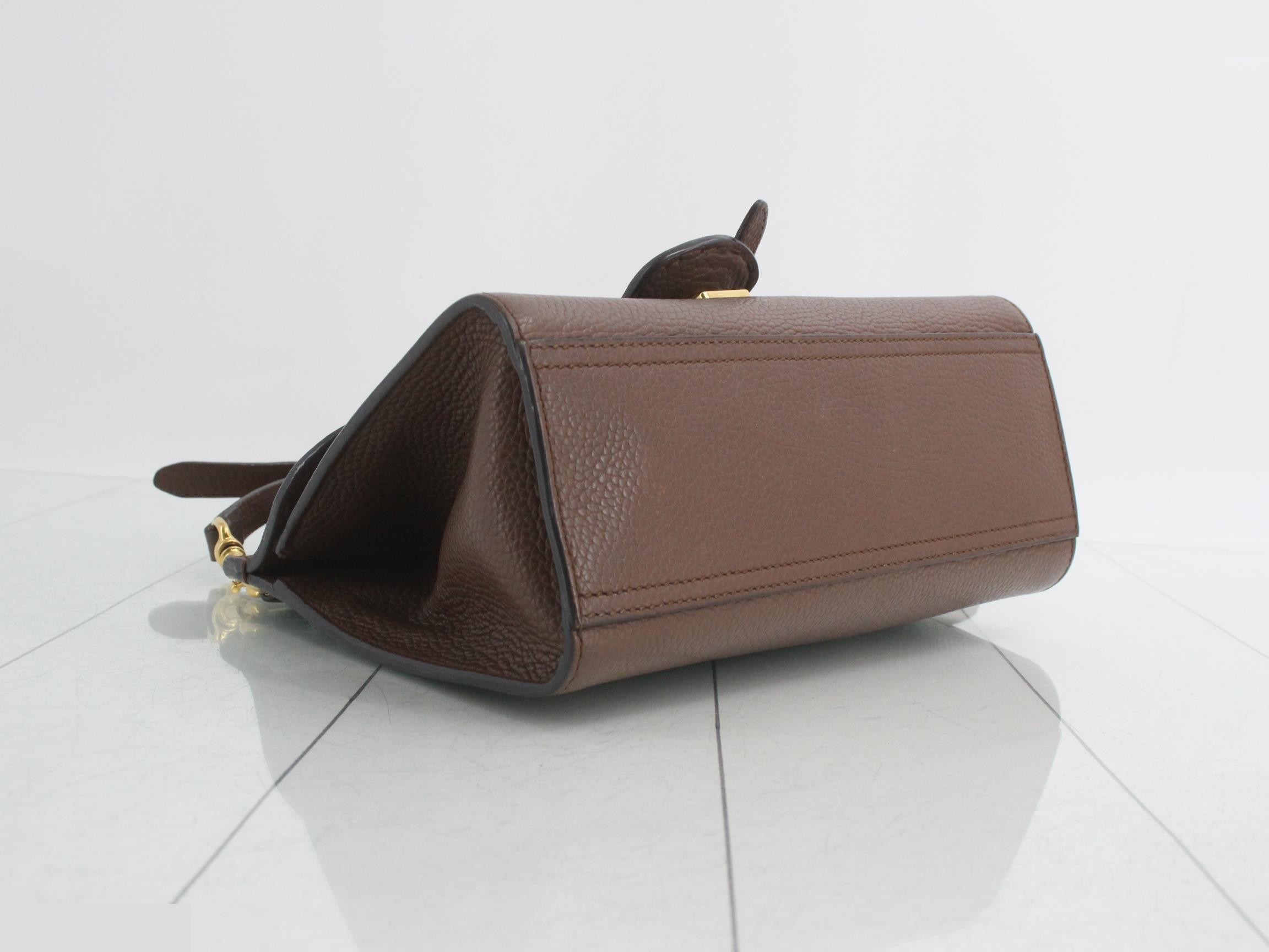 GG Marmont Leather 2-Way Shoulder/Handbag, Brown — view 5