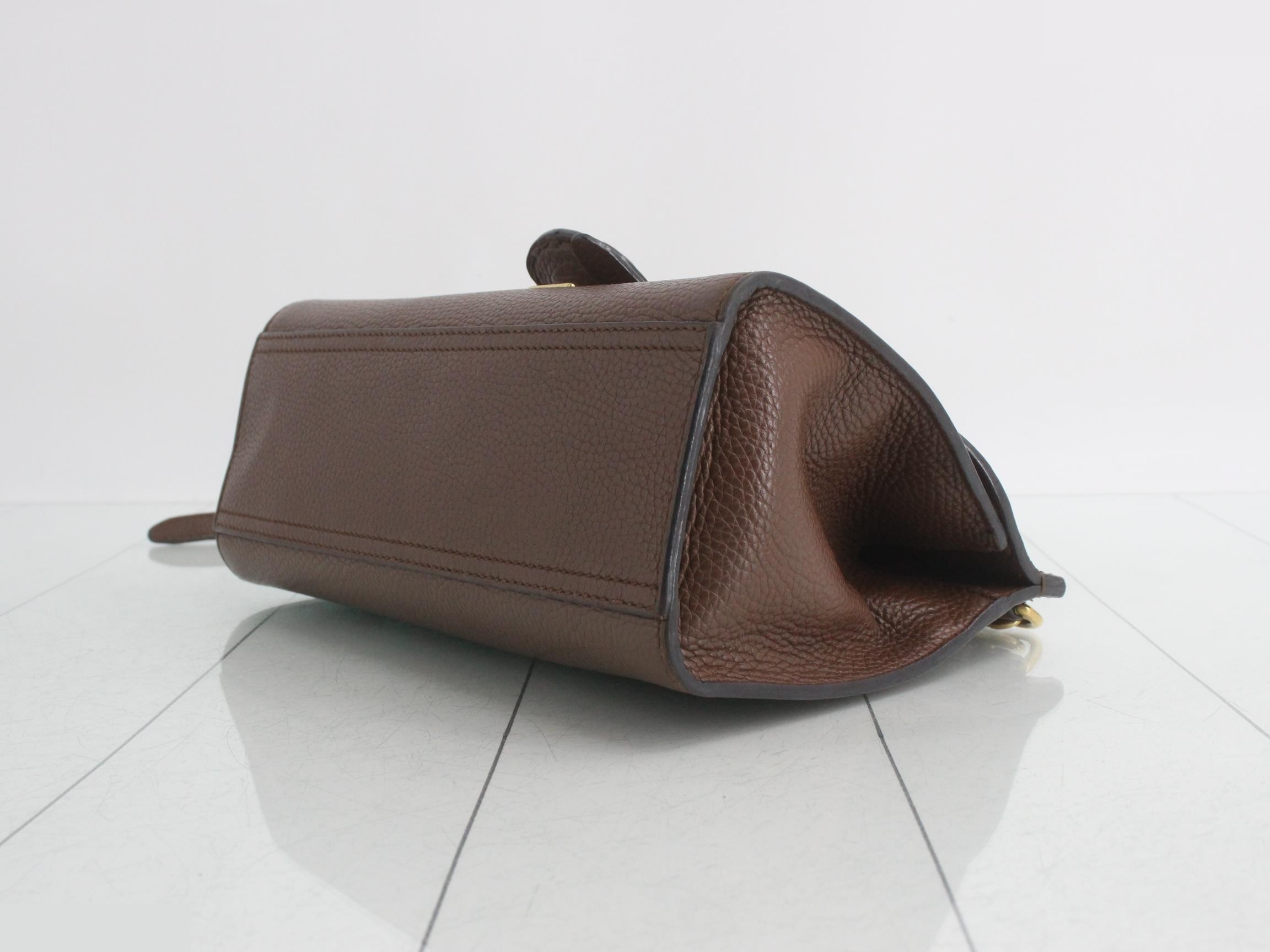 GG Marmont Leather 2-Way Shoulder/Handbag, Brown — view 6