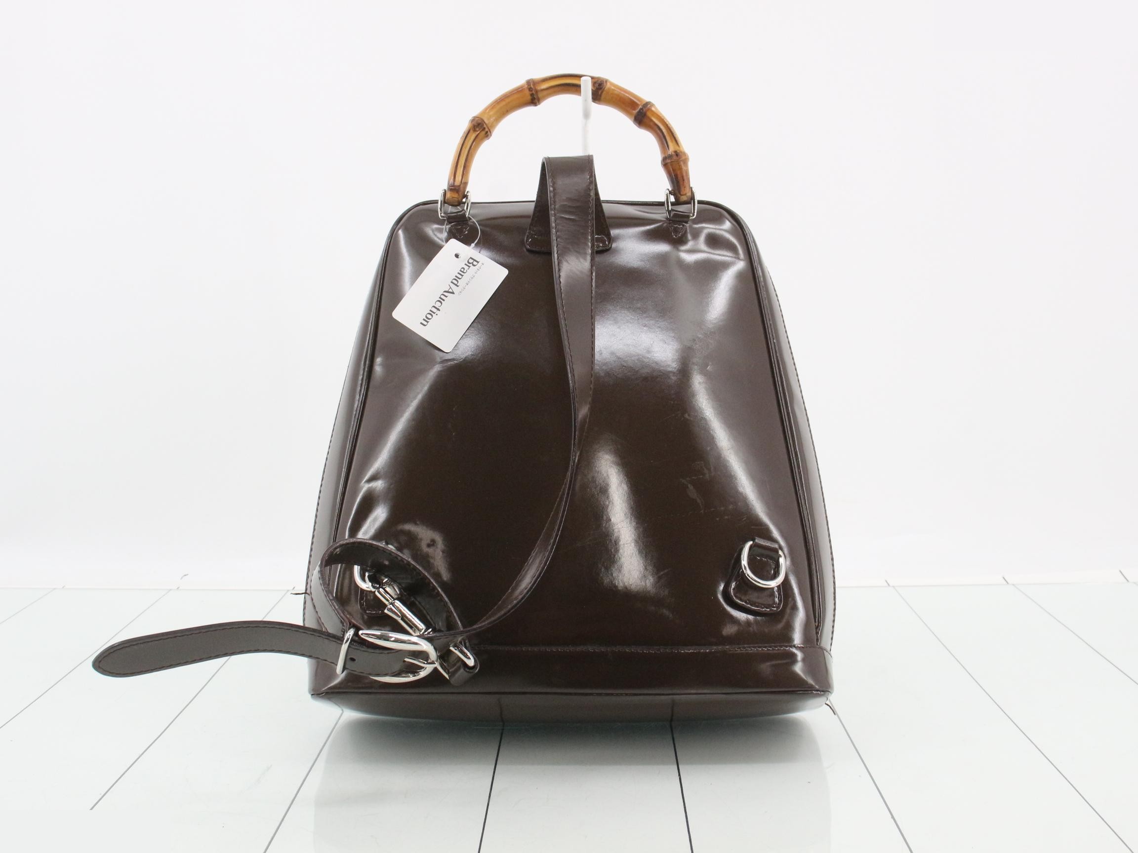 Bamboo Nylon Enamel Backpack — view 2