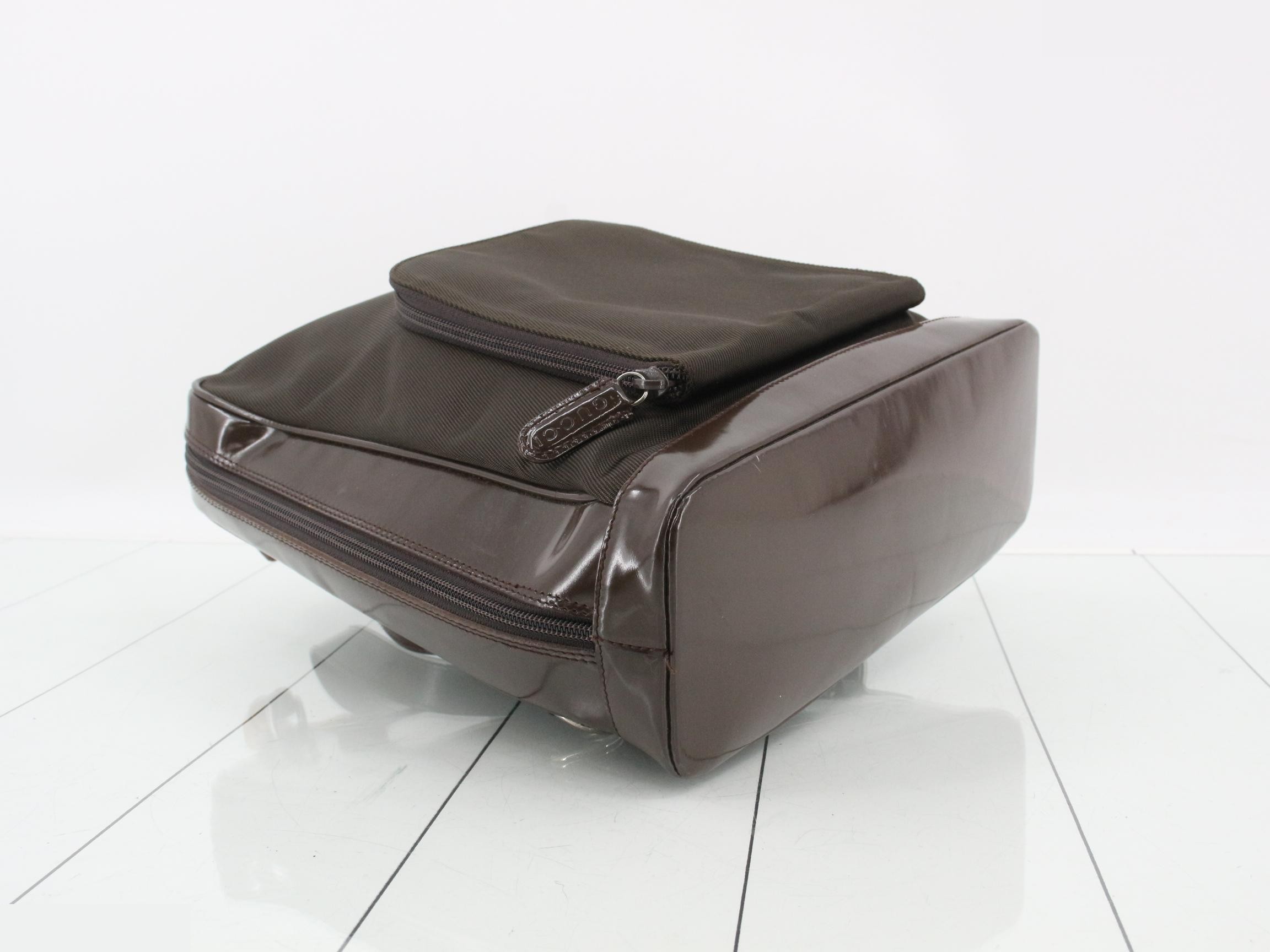 Bamboo Nylon Enamel Backpack — view 5