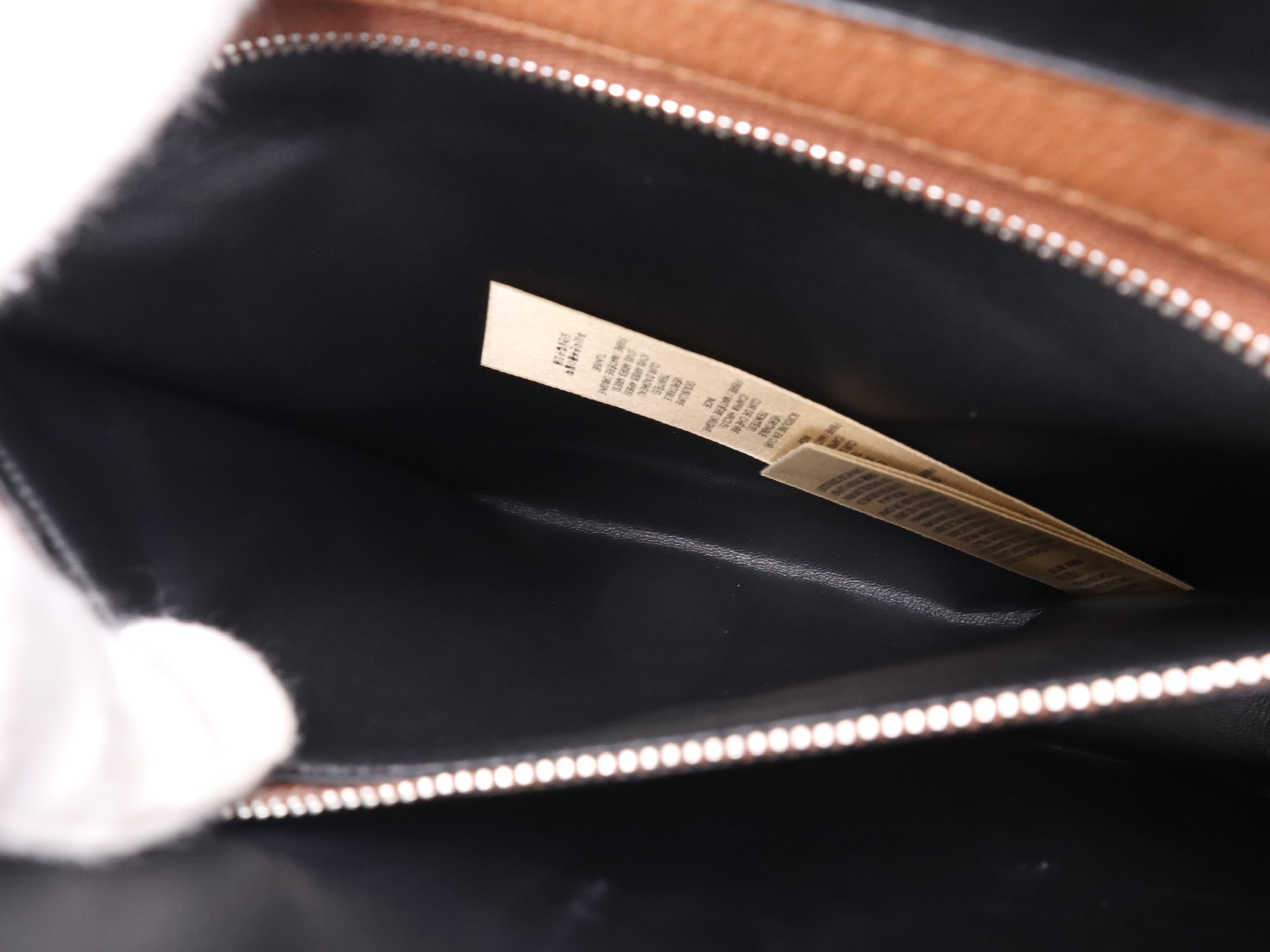 Leather D-ring Brown Shoulder Bag with Silver Hardware and Shoulder Strap — view 10
