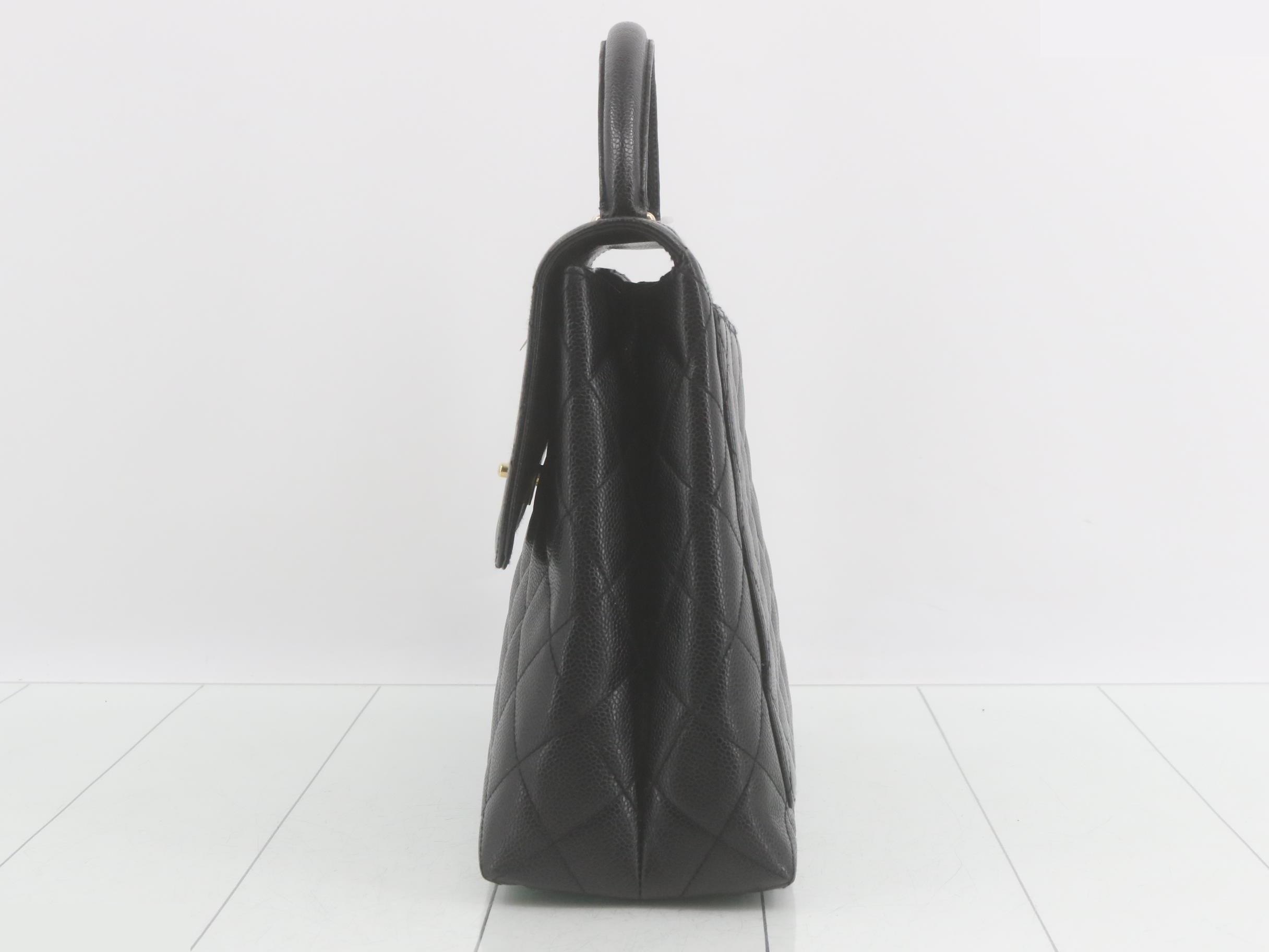 Caviar skin handbag — view 3