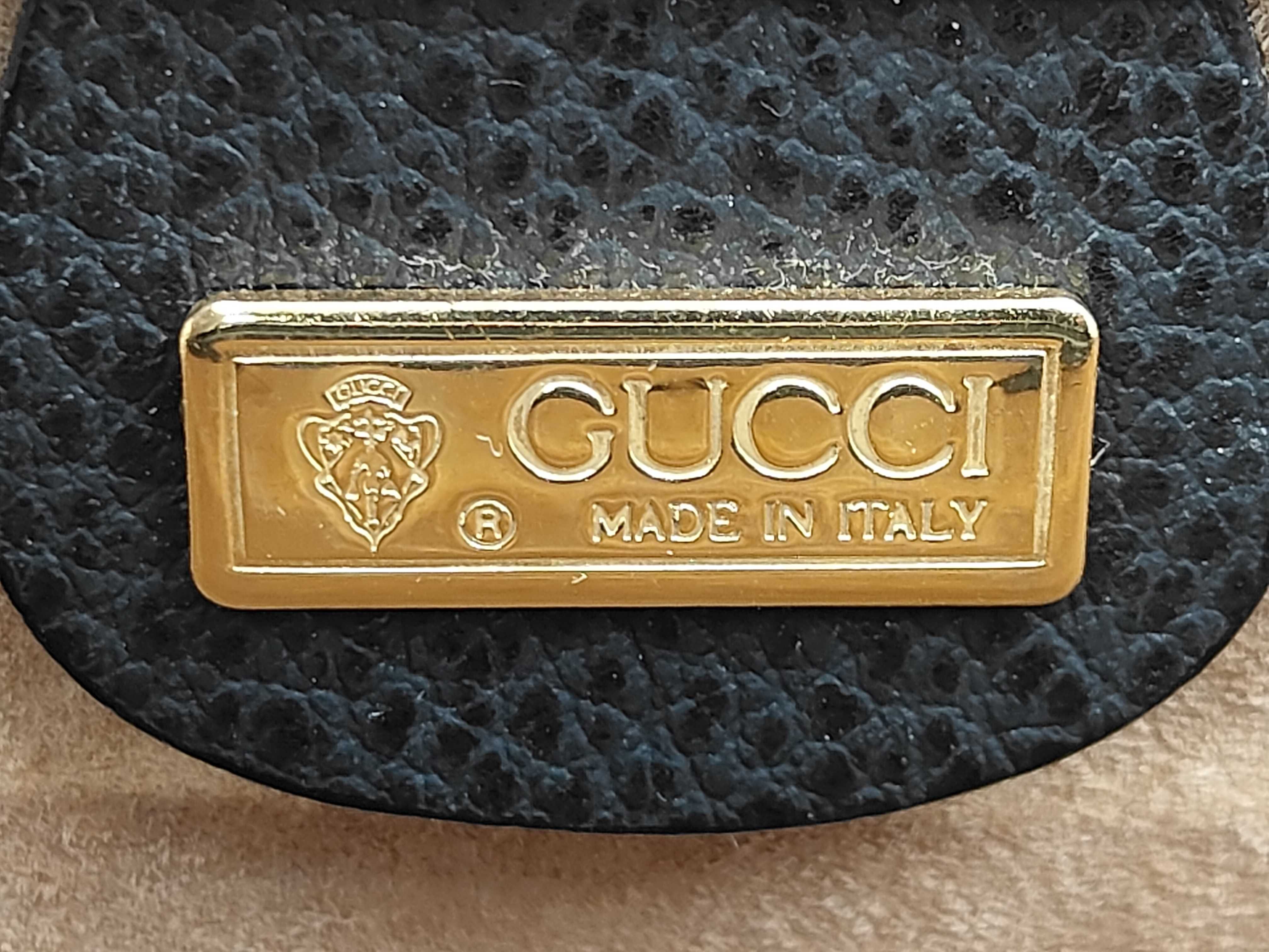 Old Gucci Leather Black Business Bag — view 12
