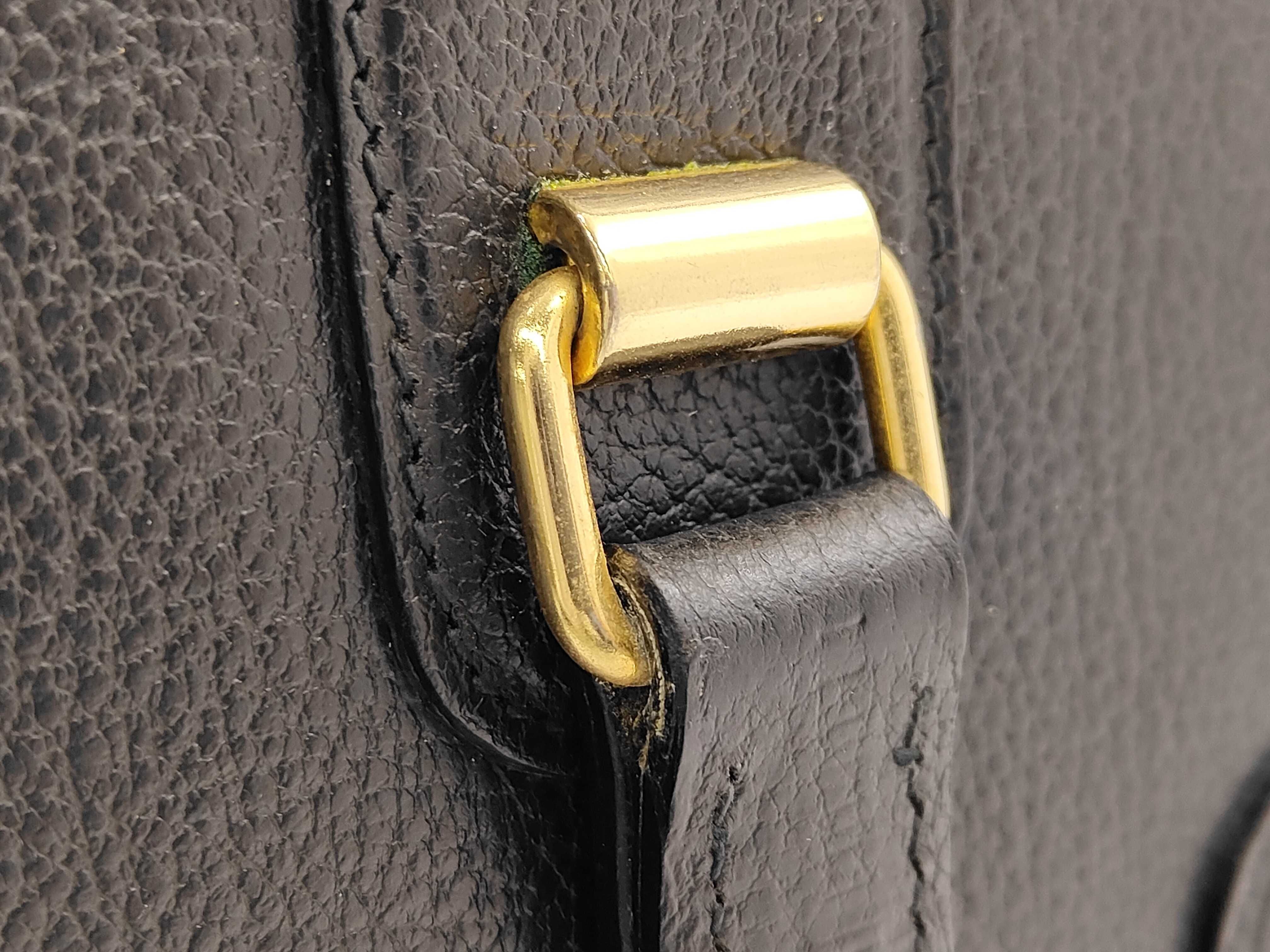 Old Gucci Leather Black Business Bag — view 6