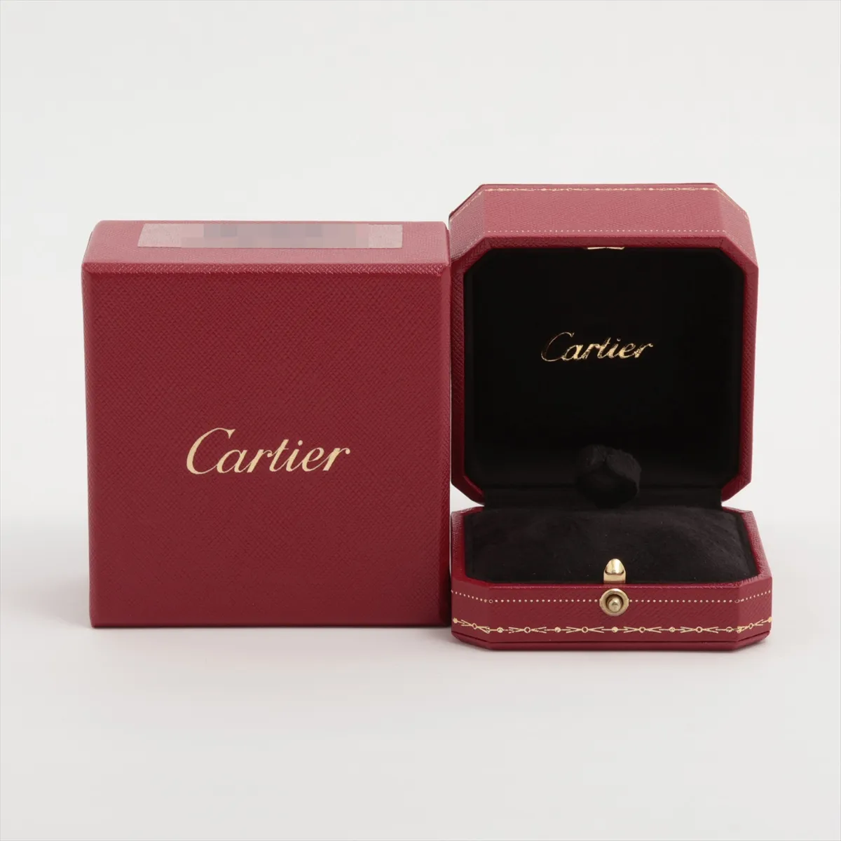Maillon Panthère Half Diamond Ring, 750 (WG), 7.7g, Size 47, OO9473. (Dents, plating peeling) — view 5