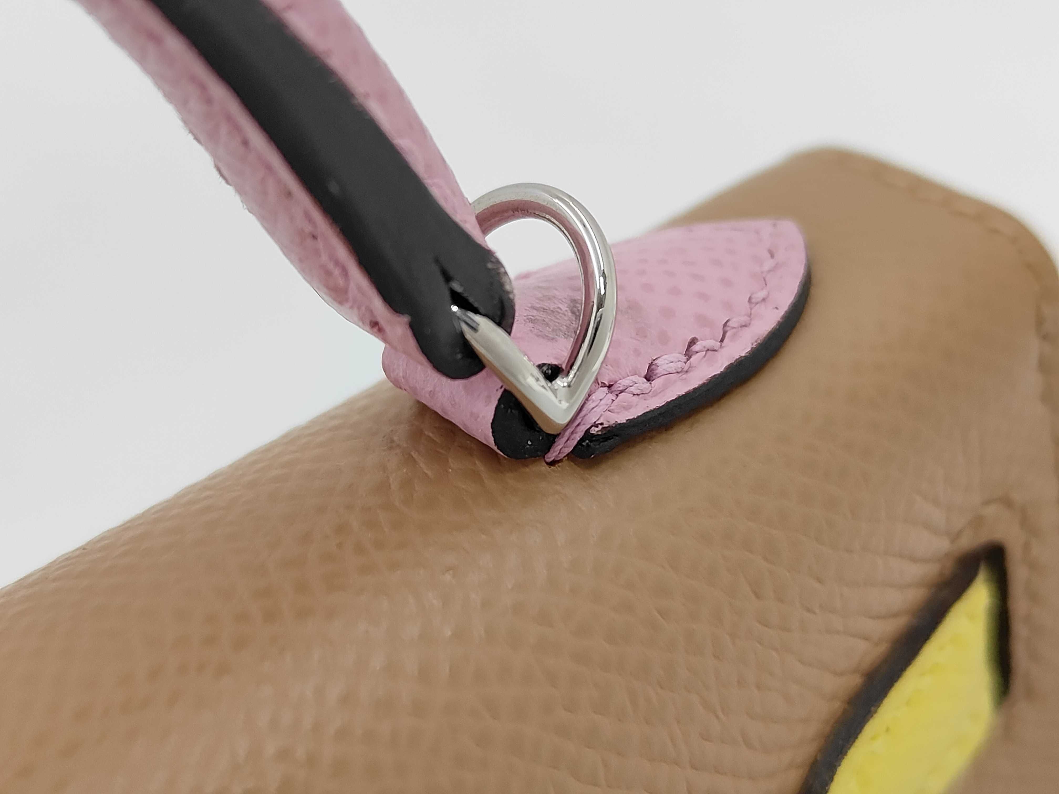 Mini Kelly Tricolor Epsom Leather Handbag (U Stamp) — view 3
