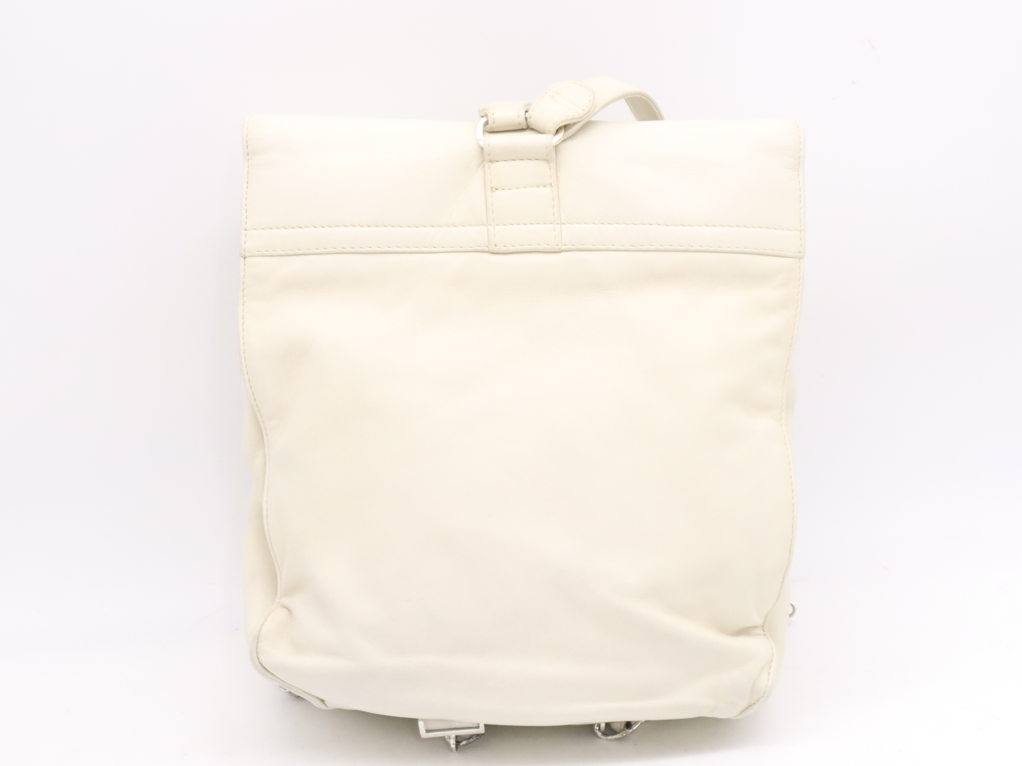 Coco Mark Backpack SV Metal Fittings White Seal Card 4095532 Rucksack — view 2